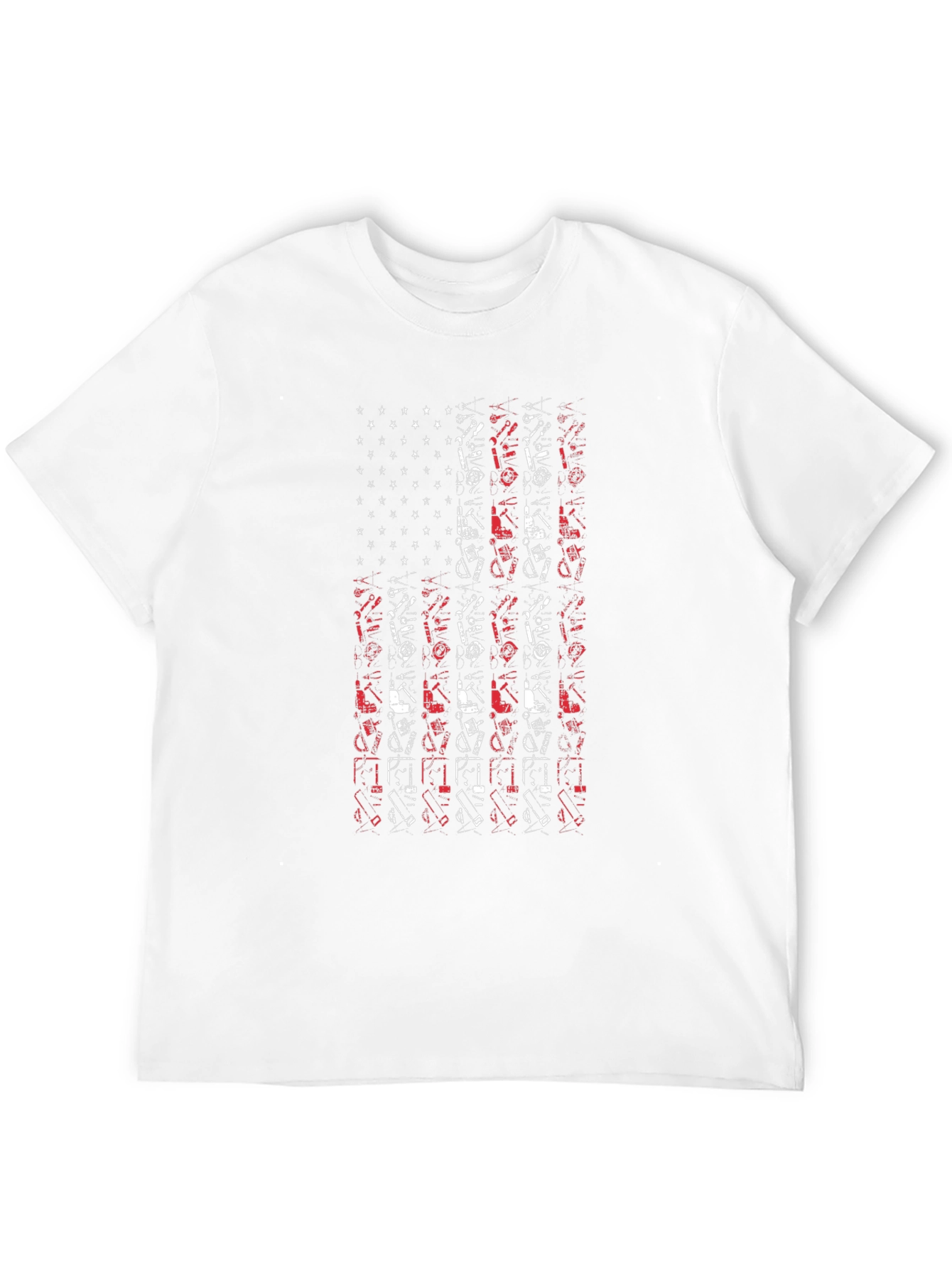 American Flag Graphic Tee - Black