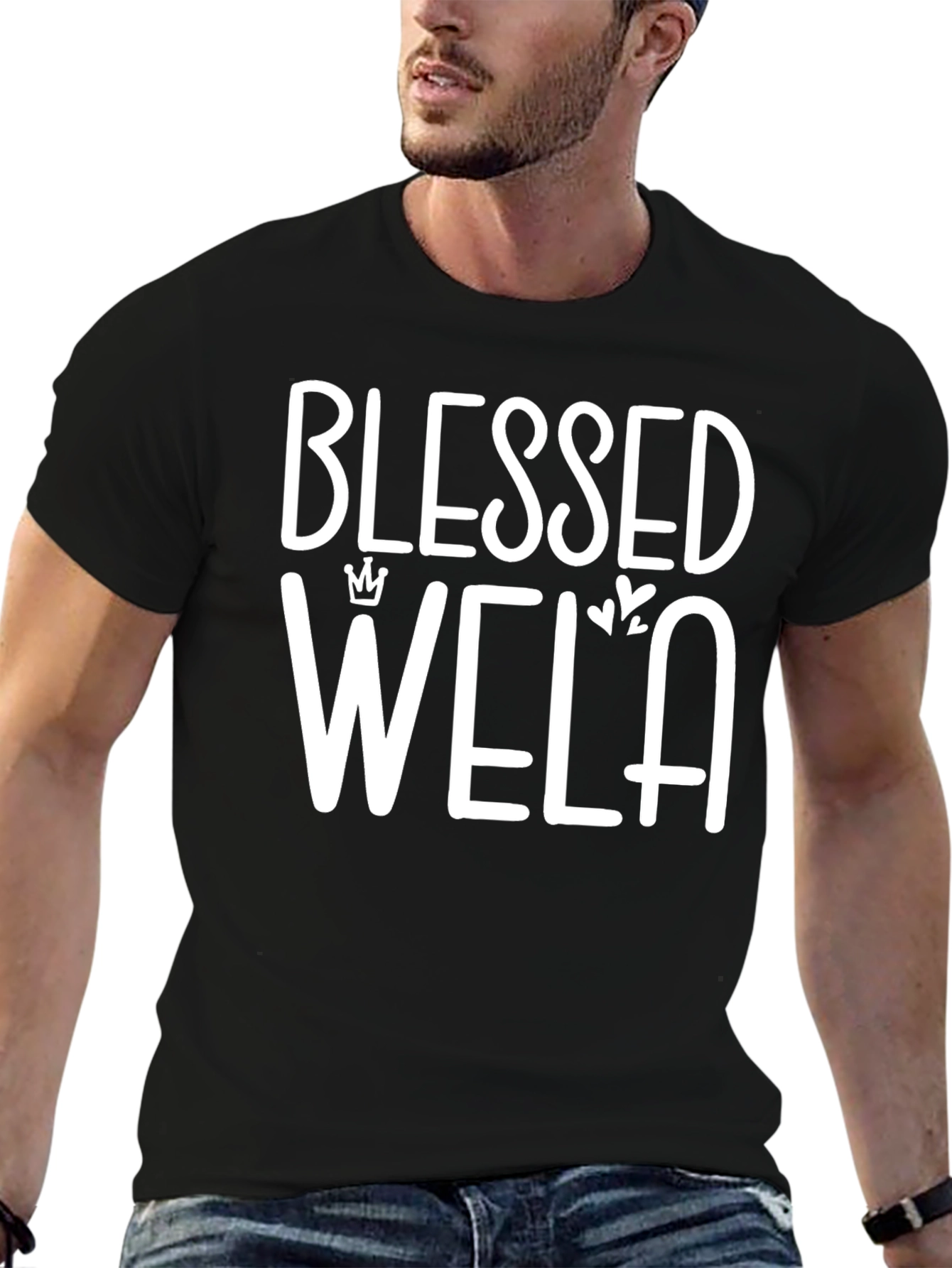 Blessed Wela Graphic Tee - Soft Cotton T-Shirt