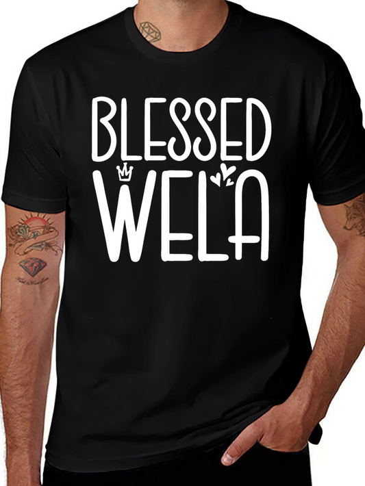 Blessed Wela Graphic Tee - Soft Cotton T-Shirt