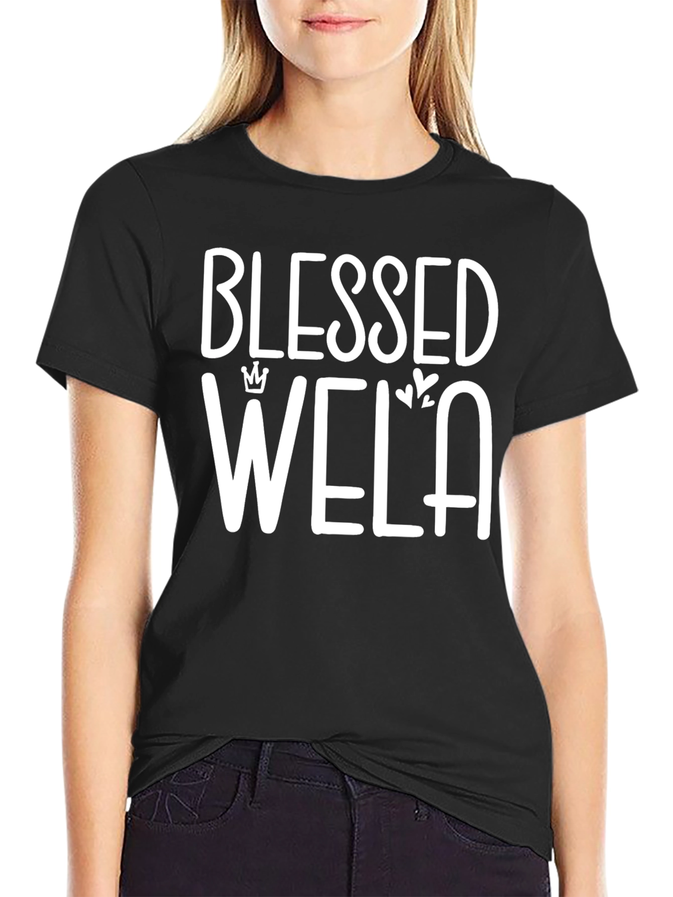 Blessed Wela Graphic Tee - Soft Cotton T-Shirt