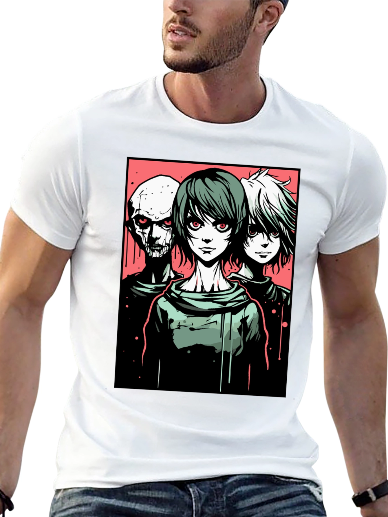 Death Note Anime Graphic Black T-Shirt