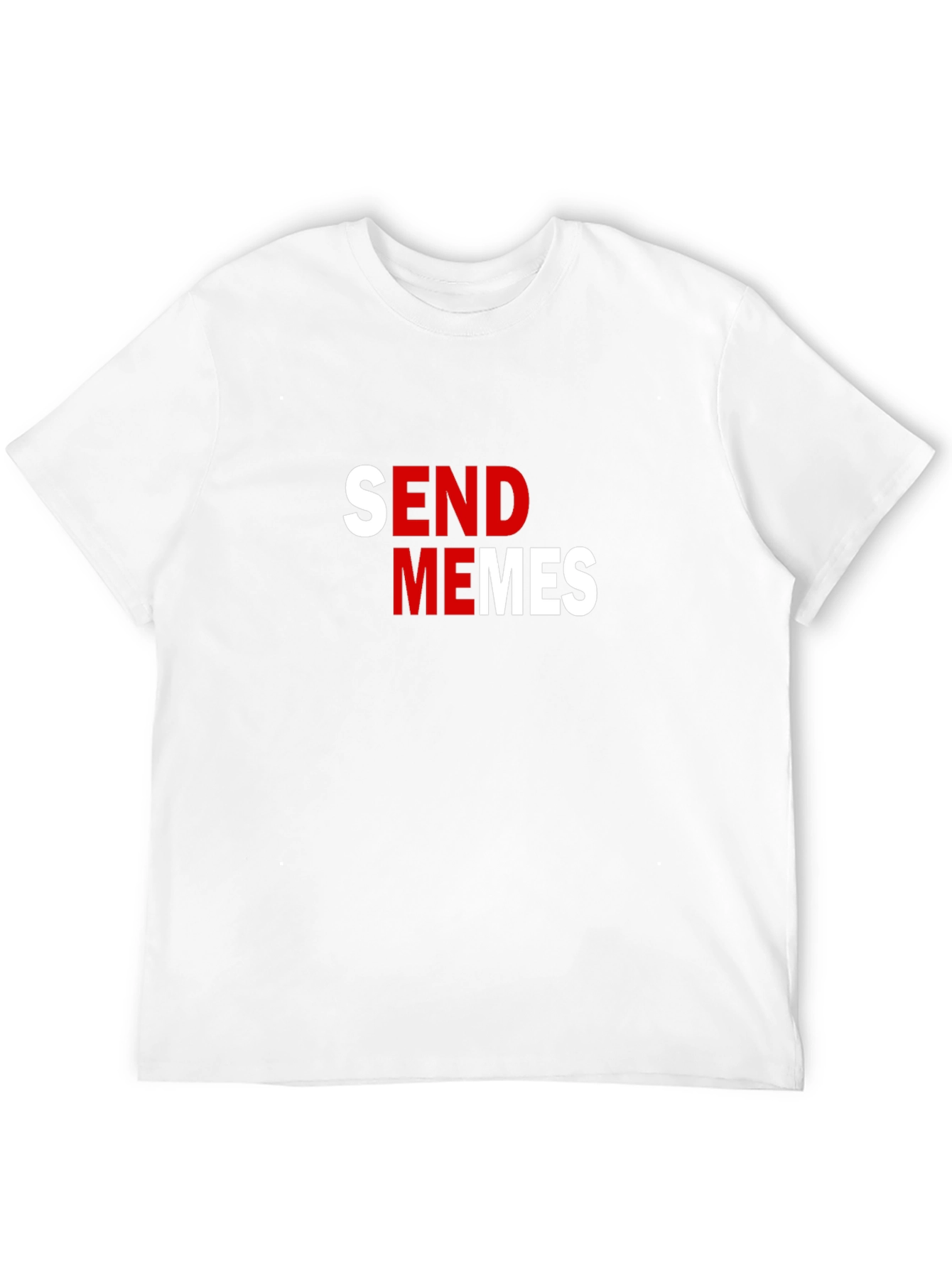 Send Memes Black Graphic Tee - Funny Slogan T-Shirt