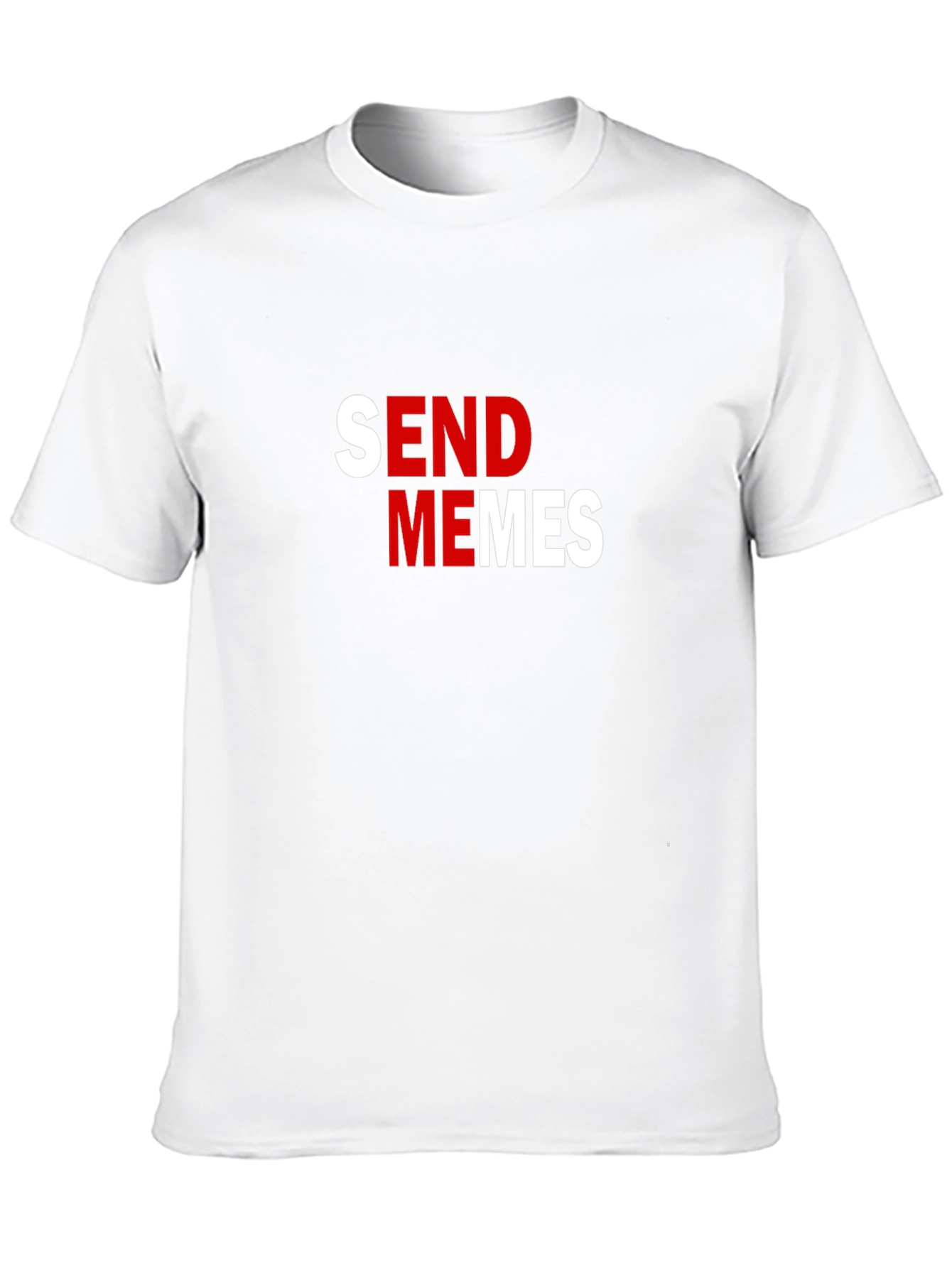 Send Memes Black Graphic Tee - Funny Slogan T-Shirt