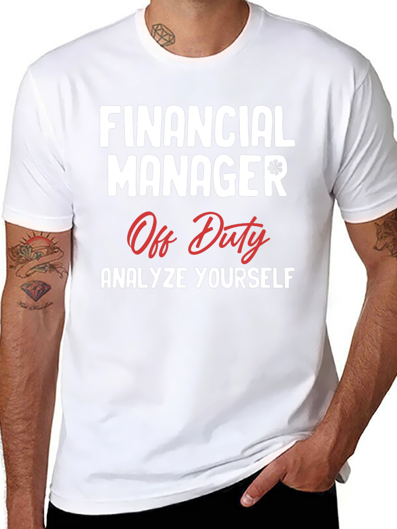 Financial Manager Off Duty Graphic T-Shirt