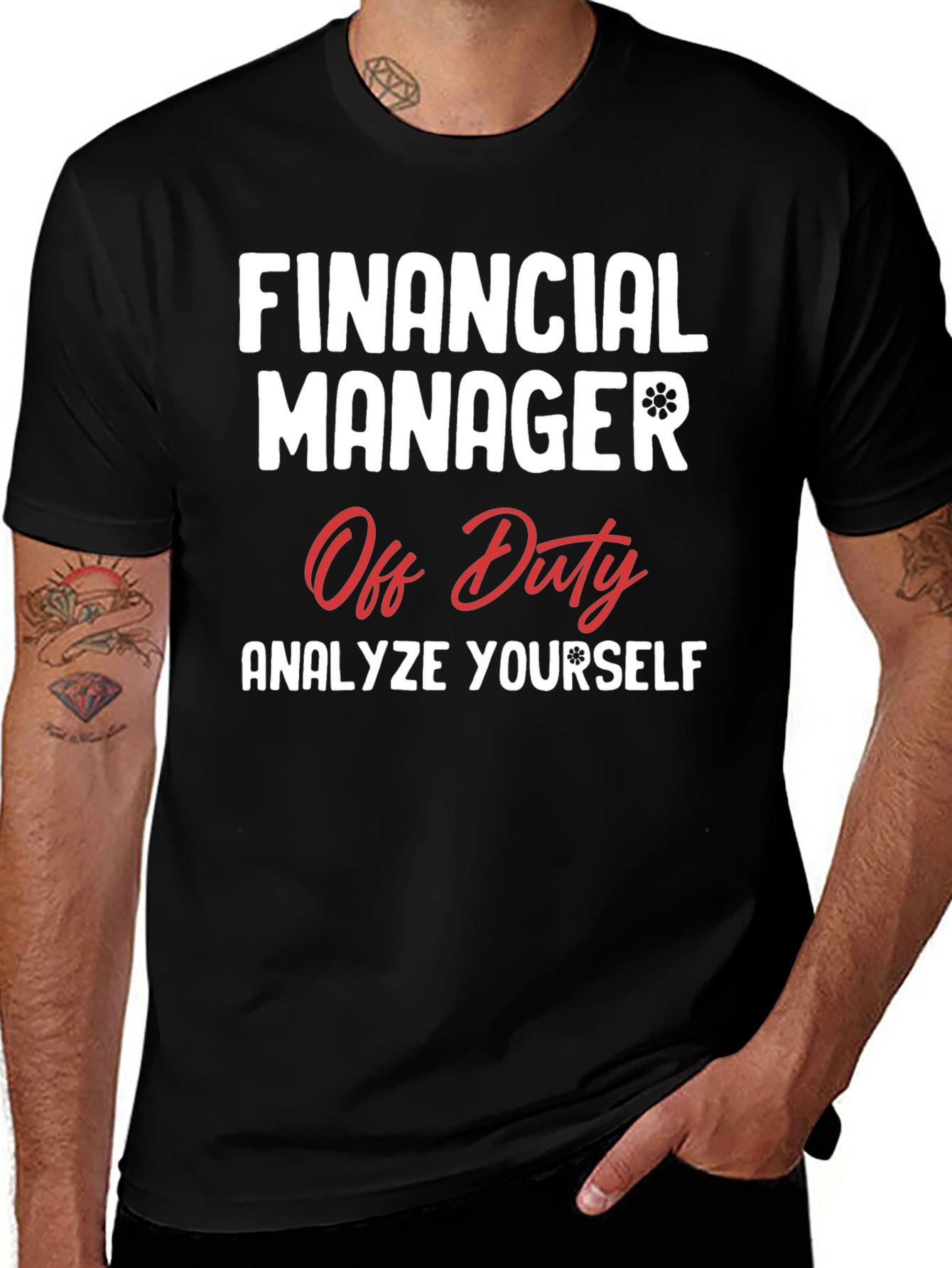 Financial Manager Off Duty Graphic T-Shirt