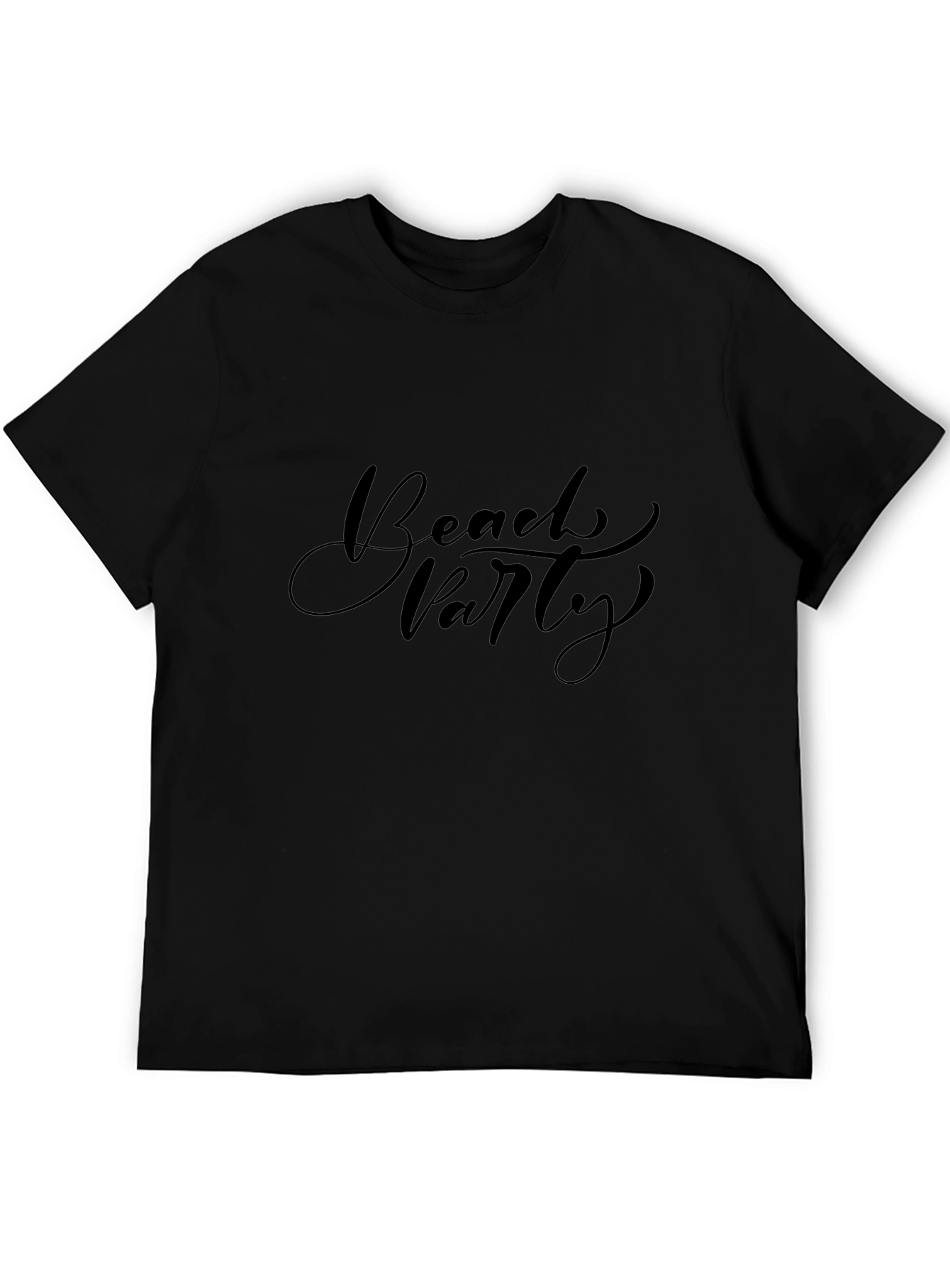 Beach Party Black T-Shirt
