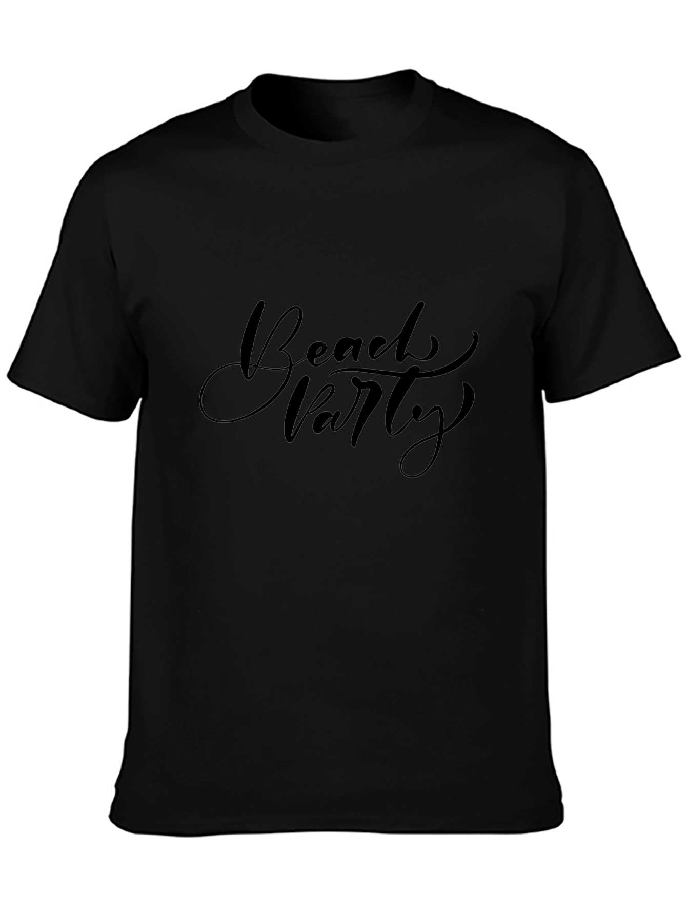 Beach Party Black T-Shirt