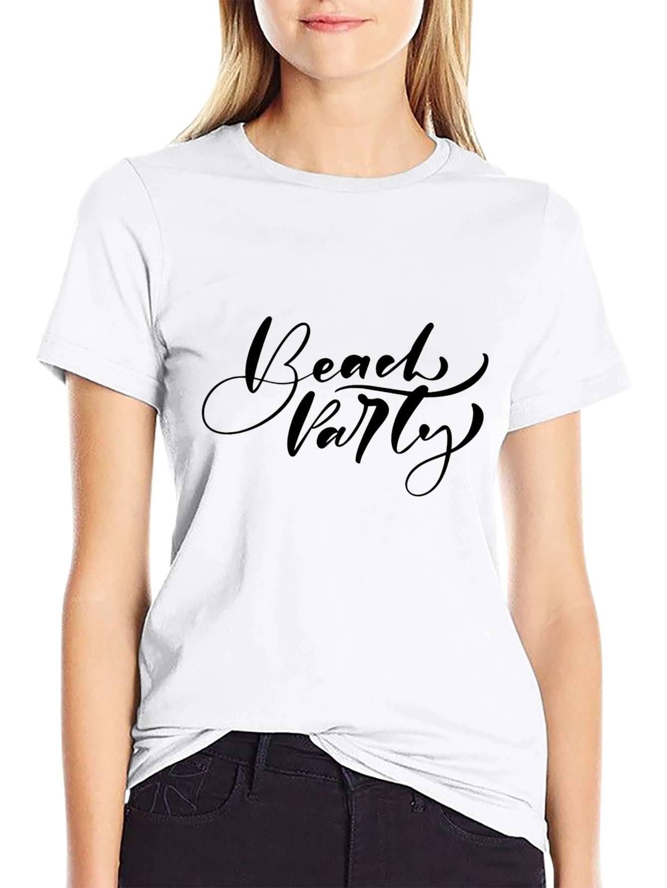 Beach Party Black T-Shirt