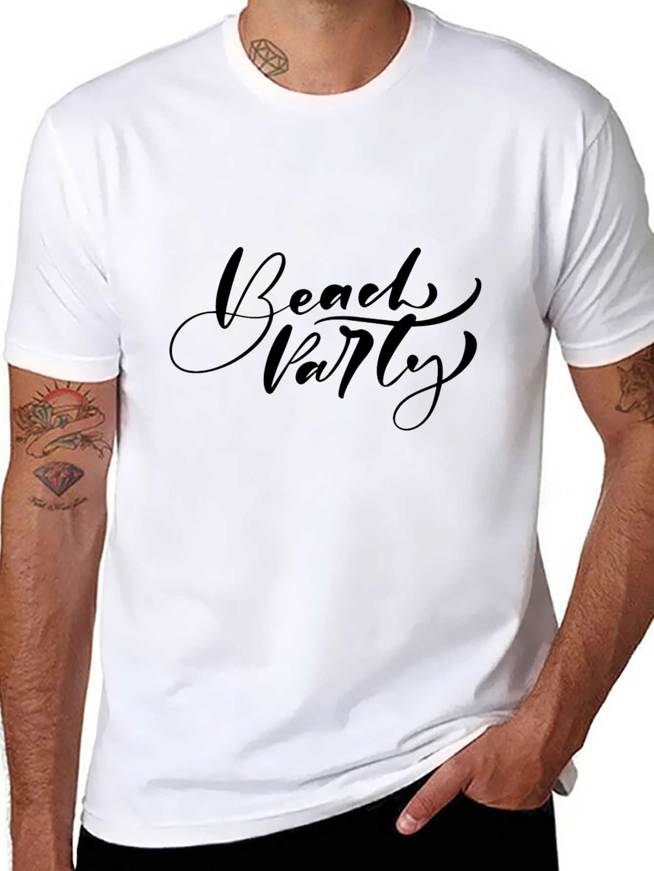 Beach Party Black T-Shirt