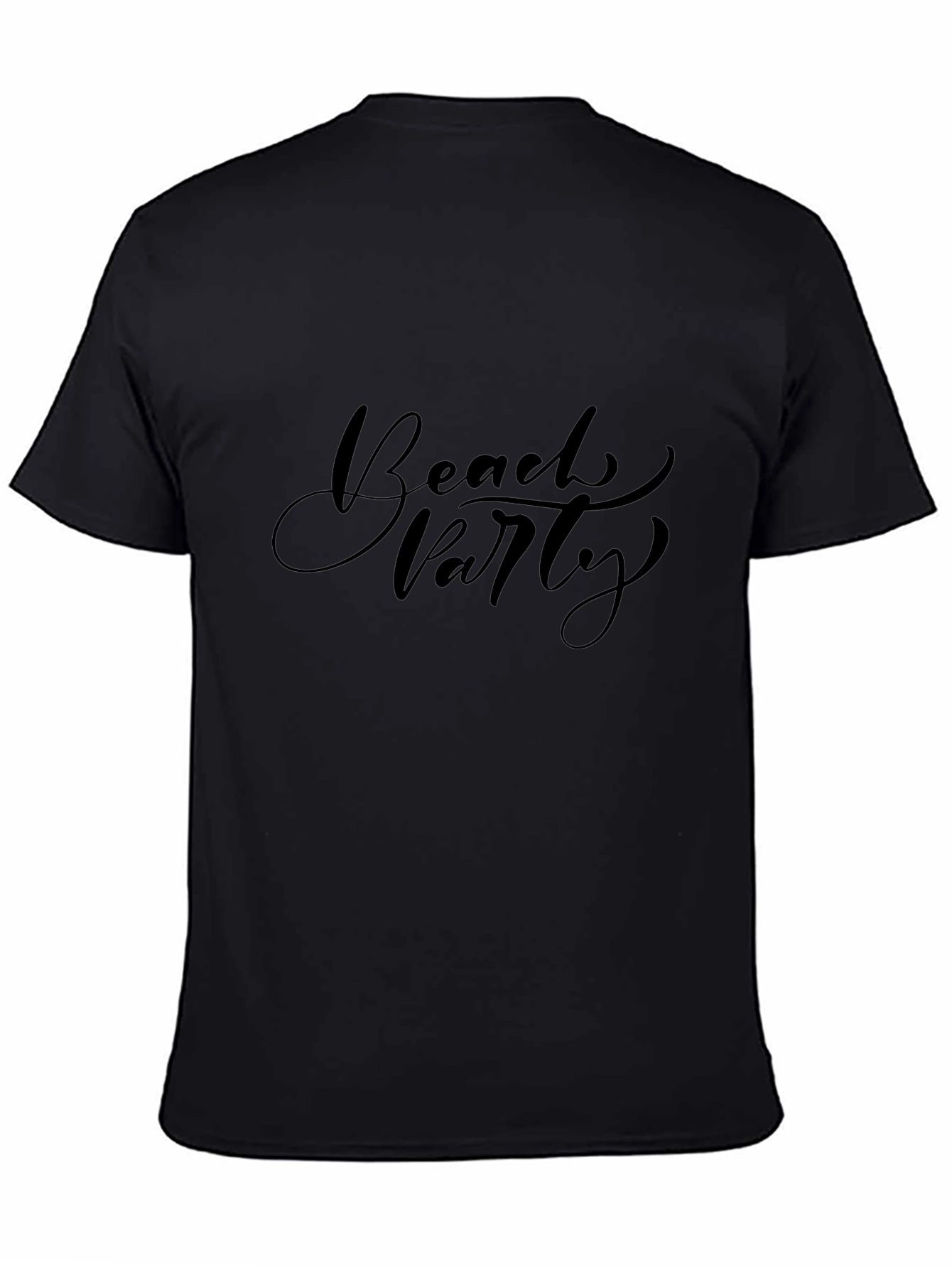 Beach Party Black T-Shirt