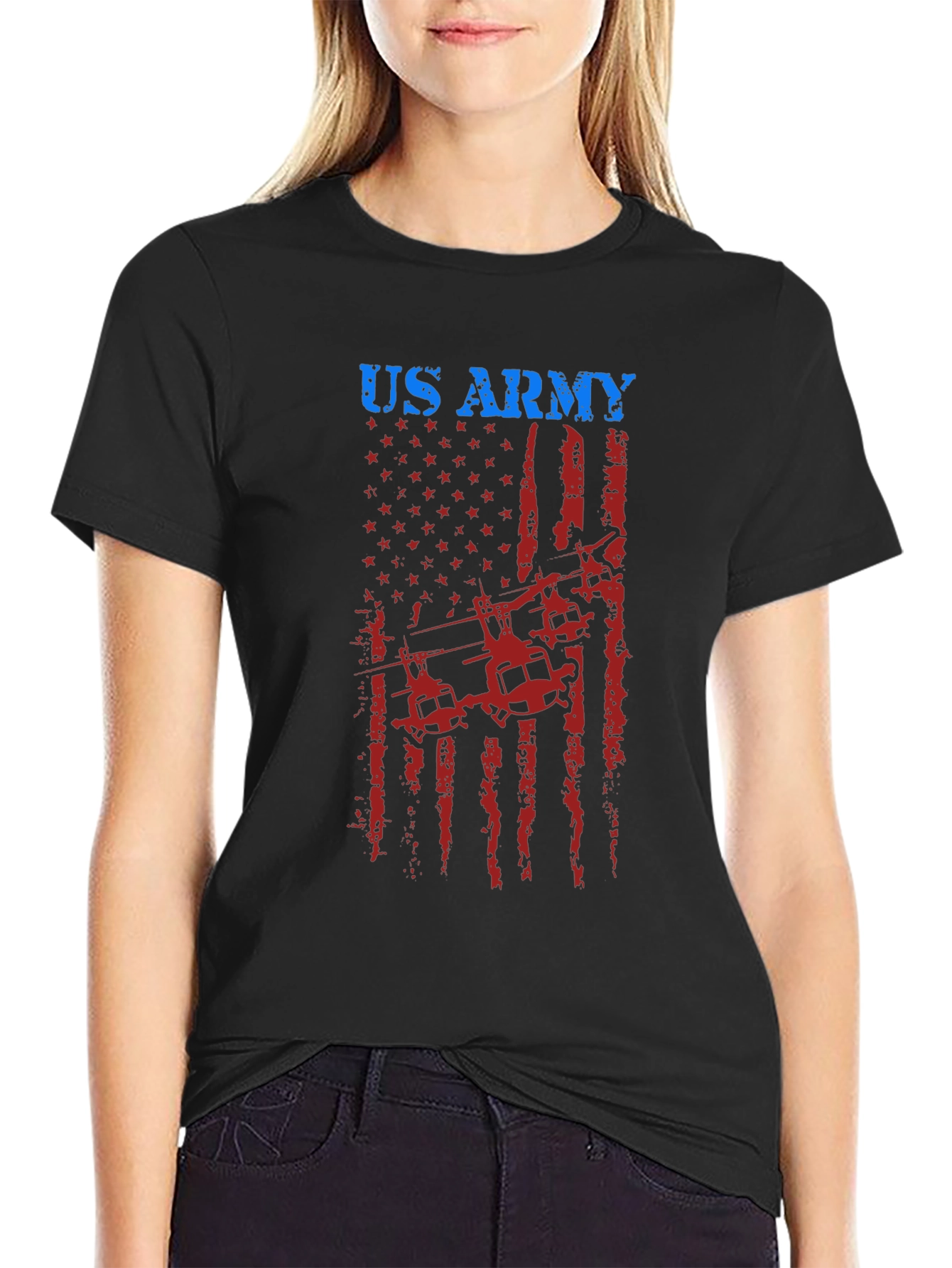 US Army Patriotic Graphic T-Shirt