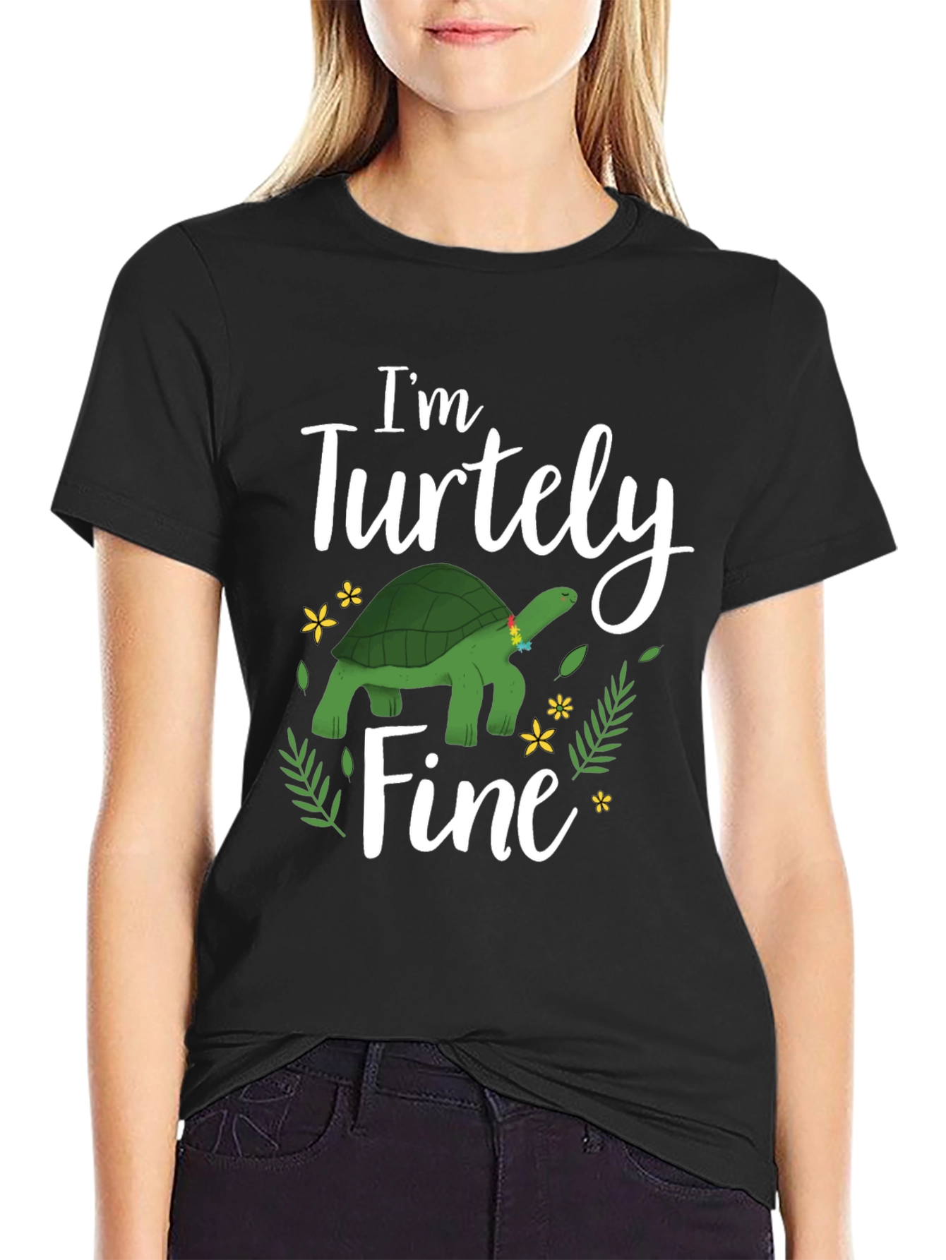 Im Turtely Fine T-Shirt - Turtle Lover Tee