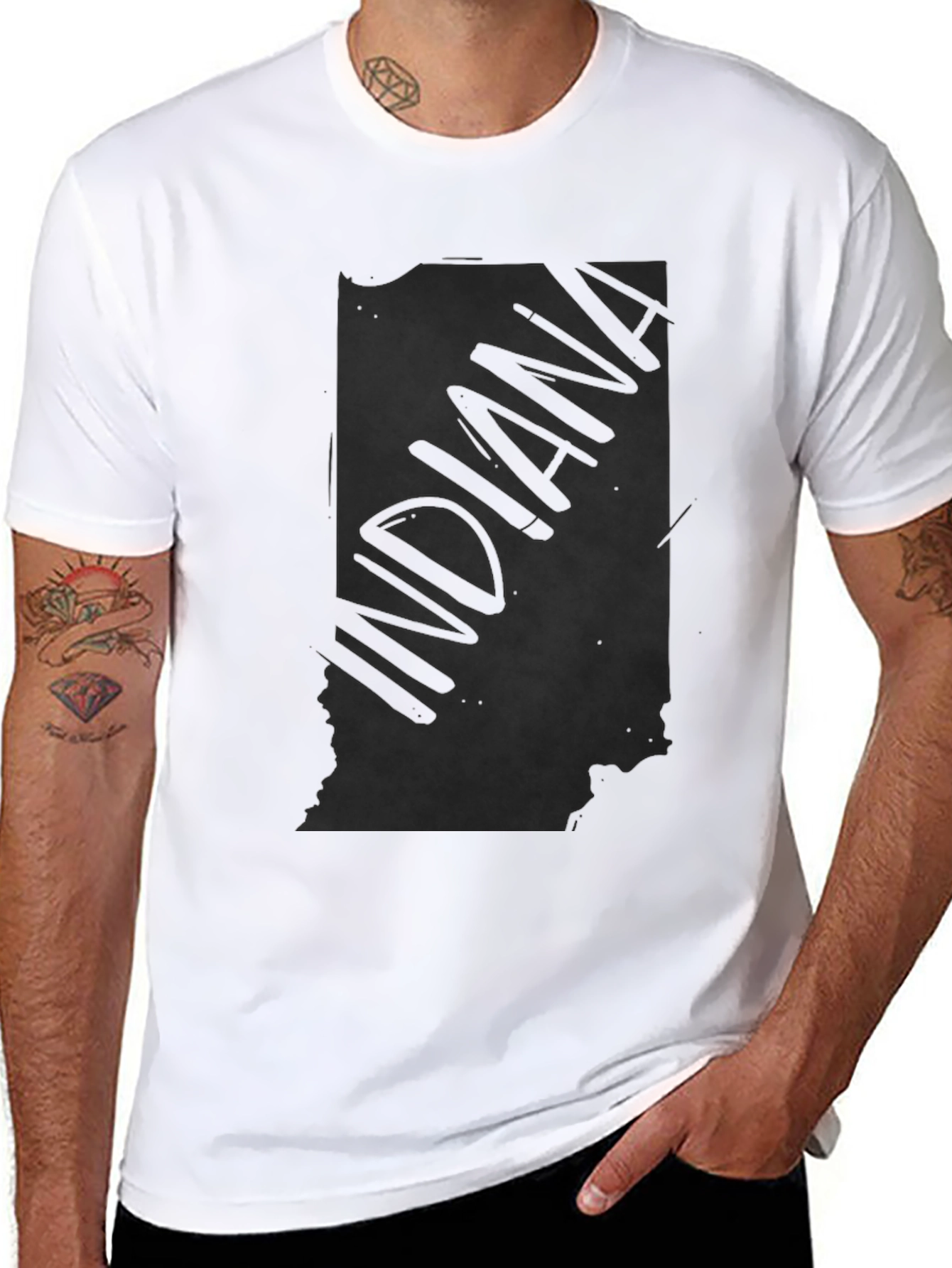 Indiana State Pride Graphic T-Shirt