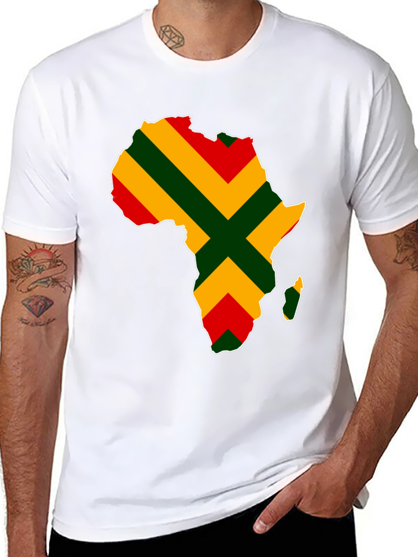 Africa Map Tee - Black History T-Shirt