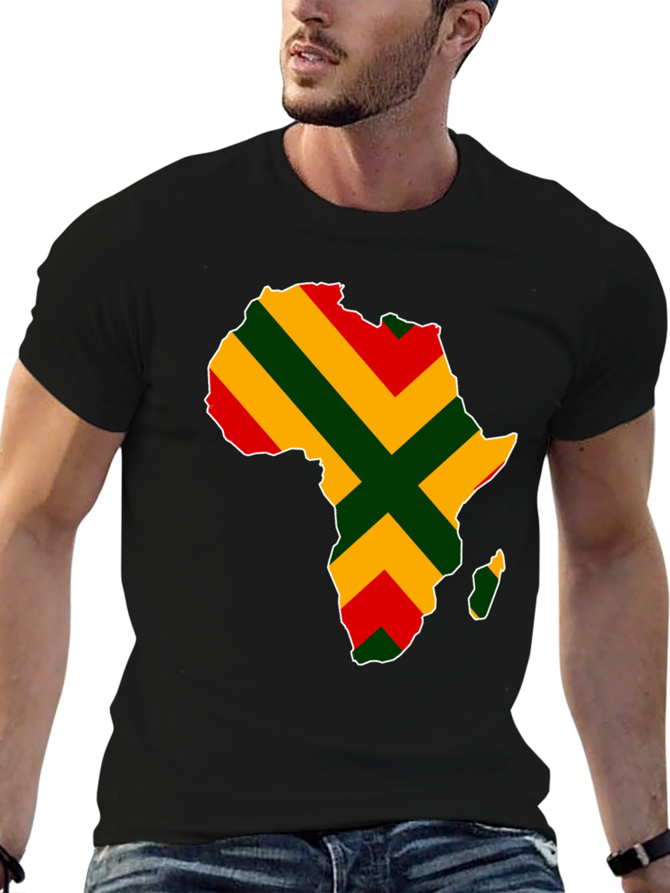Africa Map Tee - Black History T-Shirt