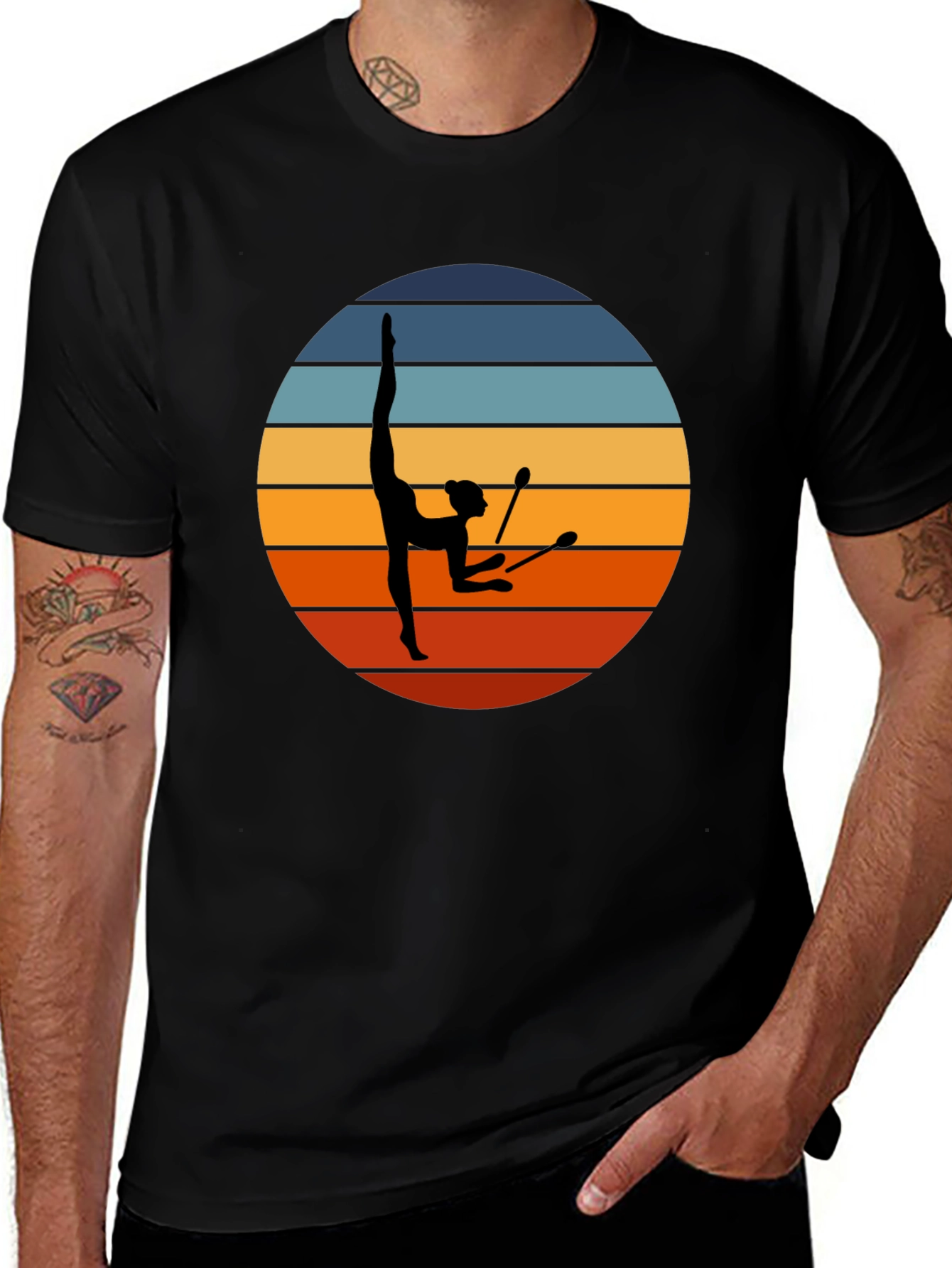 Rhythmic Gymnast Sunset T-Shirt