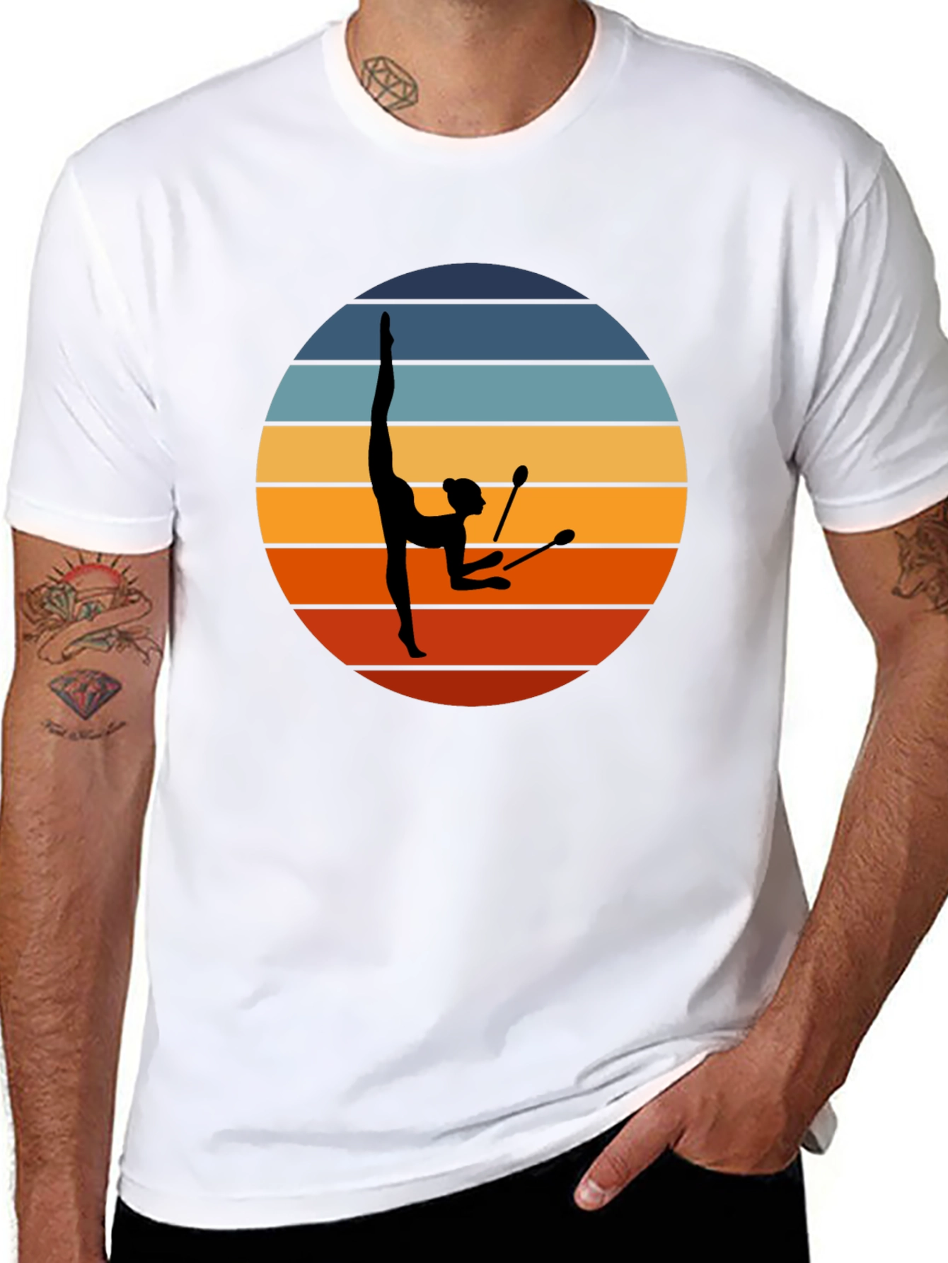 Rhythmic Gymnast Sunset T-Shirt