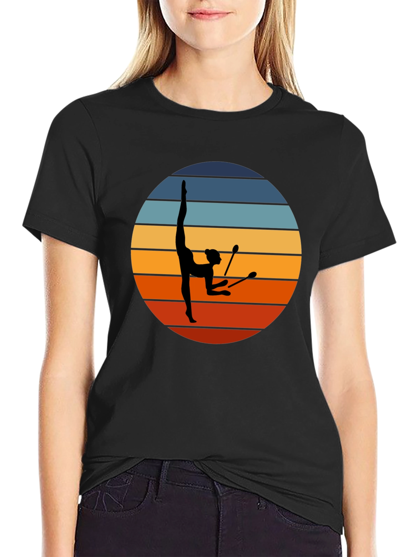 Rhythmic Gymnast Sunset T-Shirt