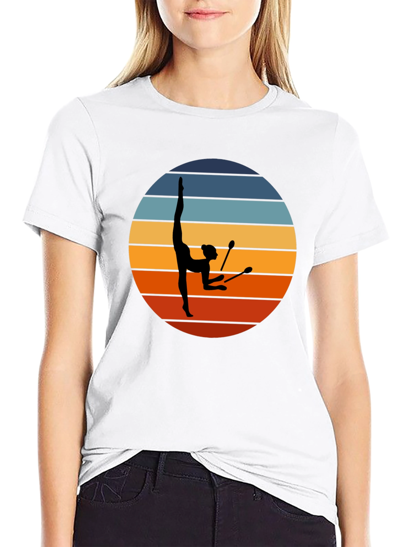 Rhythmic Gymnast Sunset T-Shirt