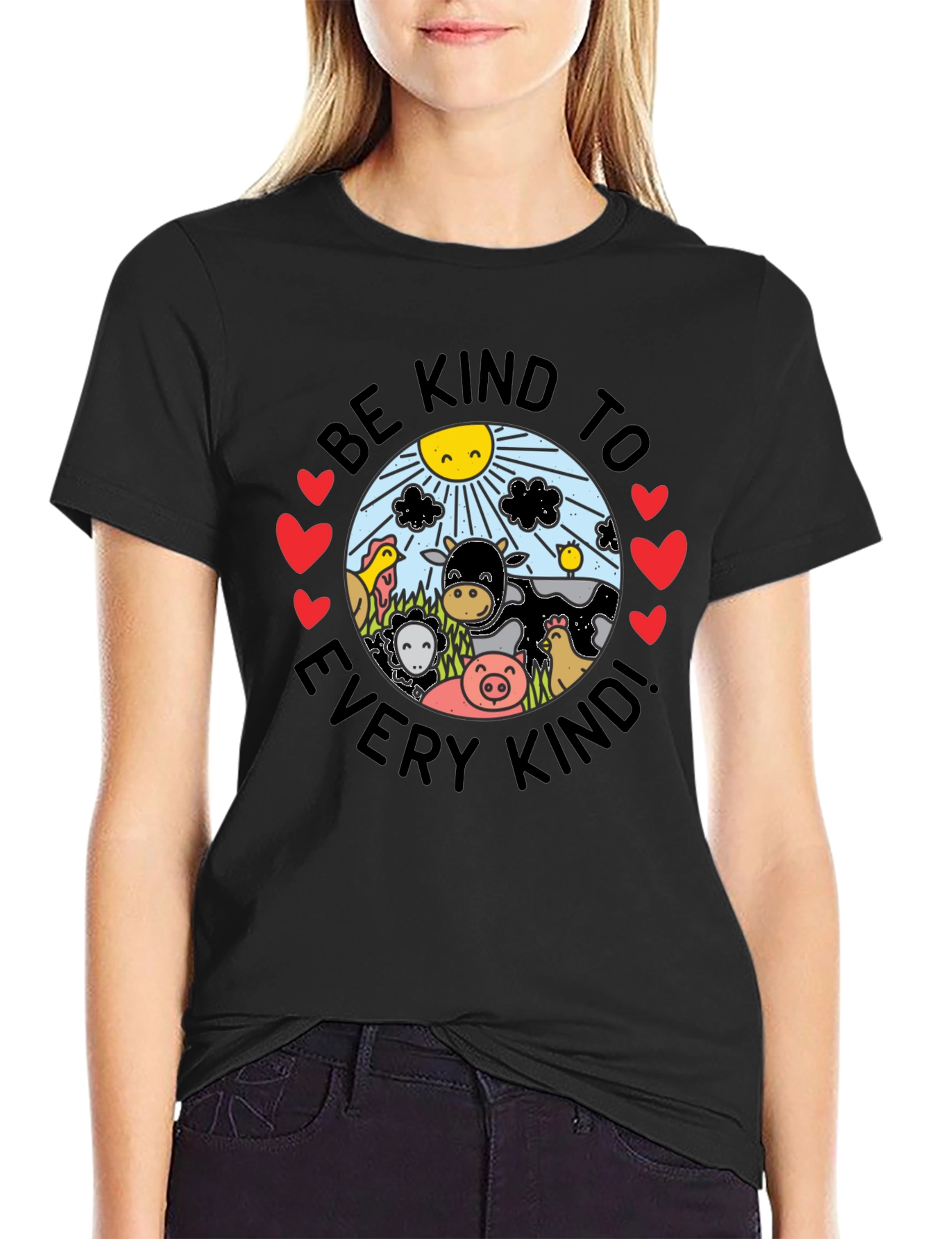 Be Kind T-Shirt - Animal Lover Graphic Tee