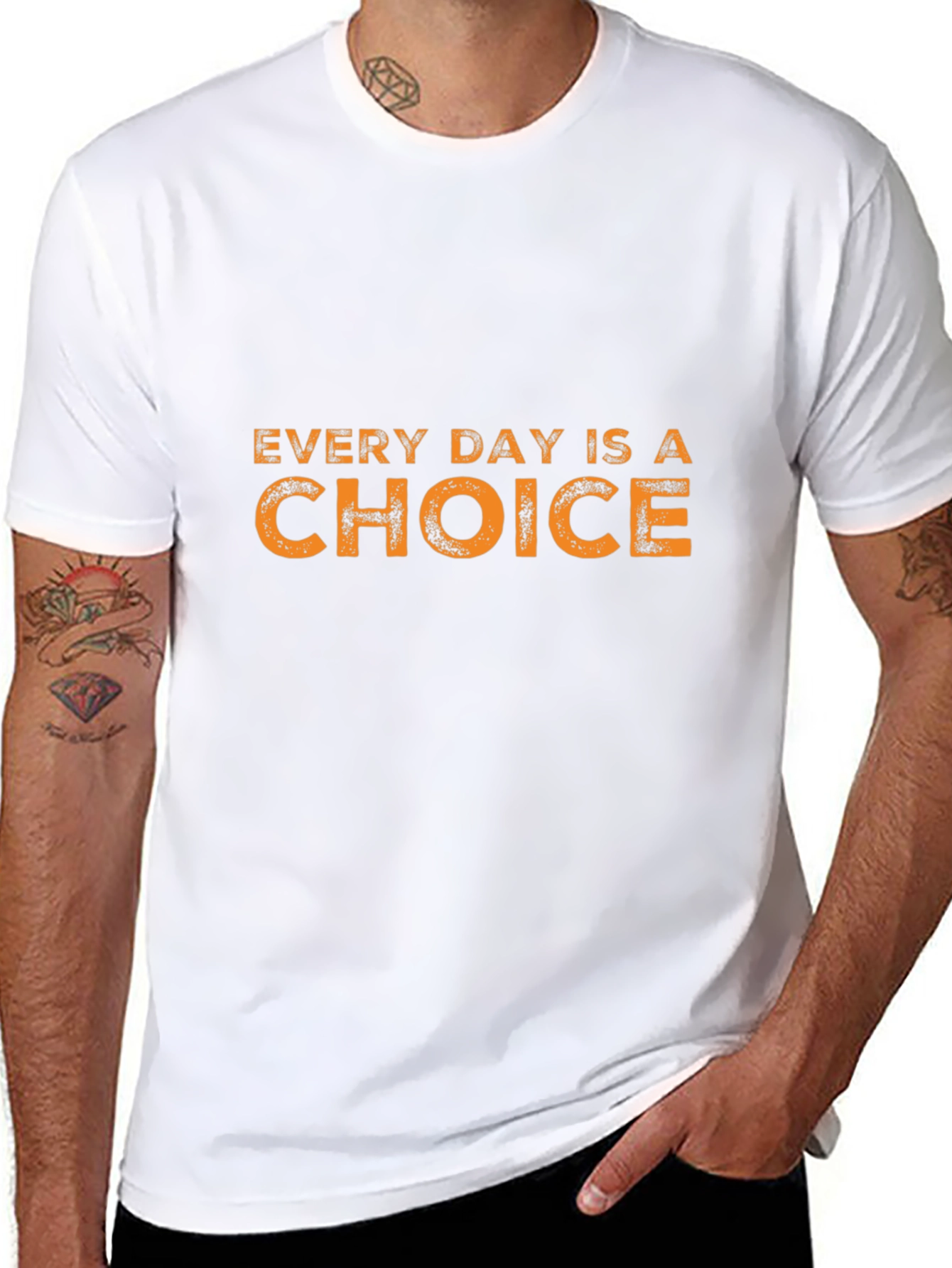 Every Day is a Choice Black T-Shirt