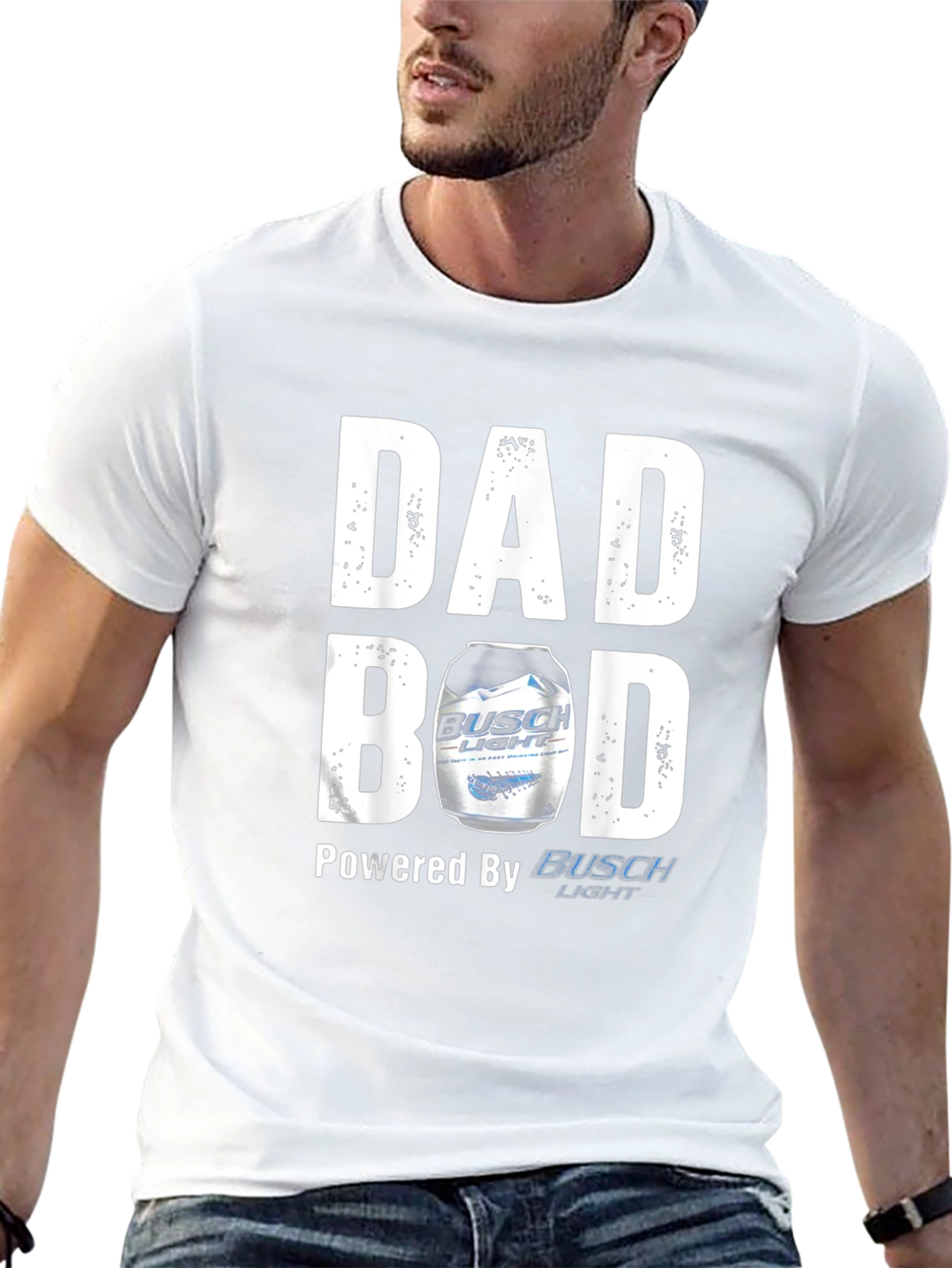 Dad Bod Powered By Busch Light T-Shirt
