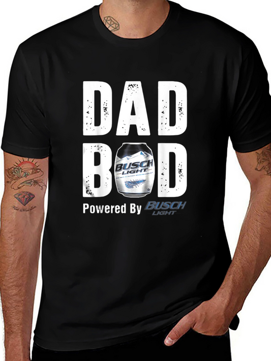 Dad Bod Powered By Busch Light T-Shirt