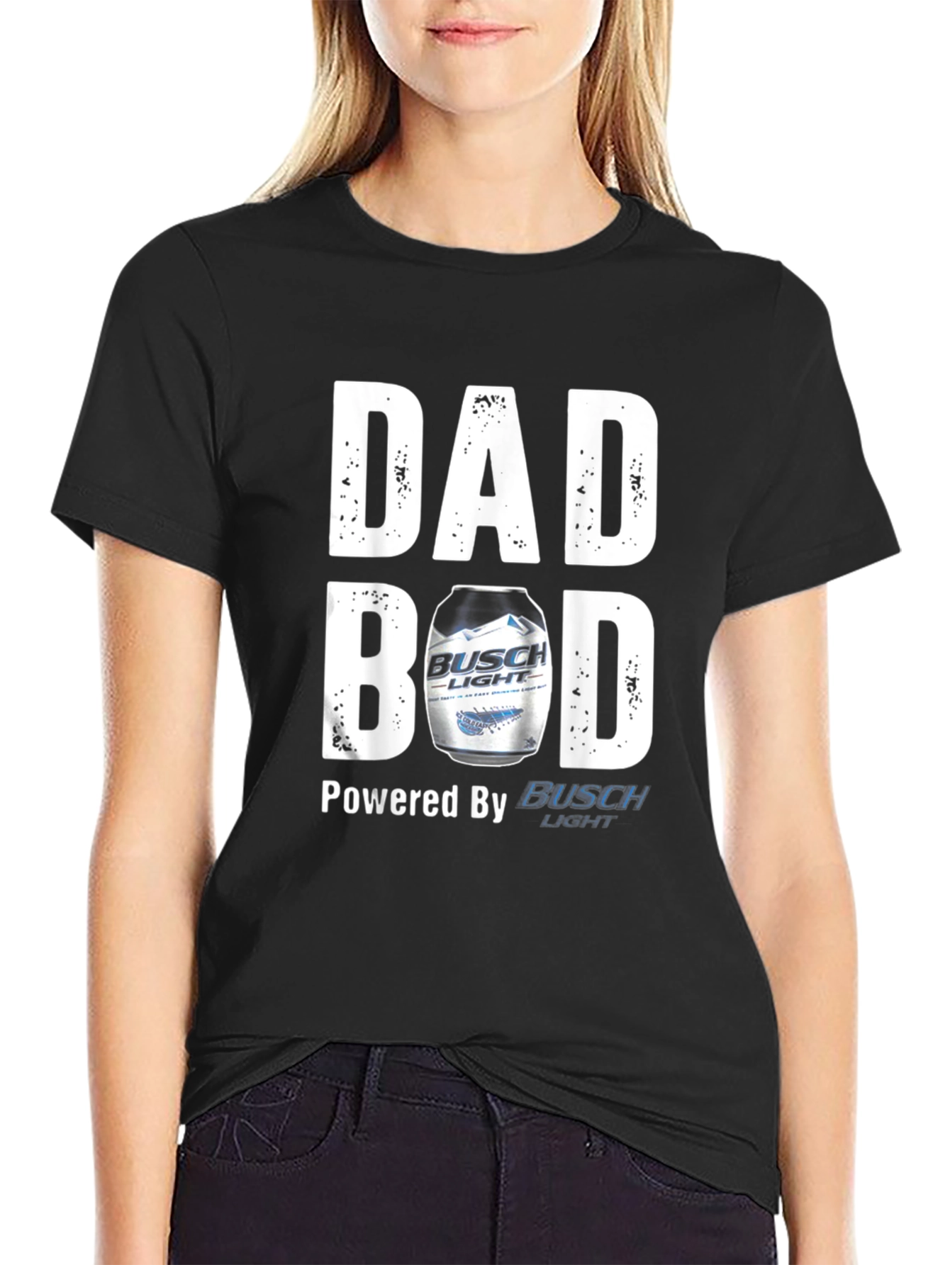 Dad Bod Powered By Busch Light T-Shirt