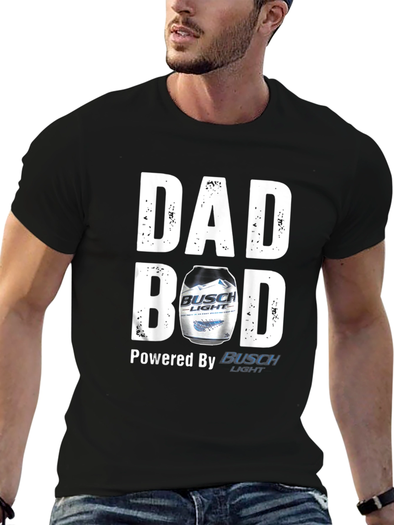 Dad Bod Powered By Busch Light T-Shirt