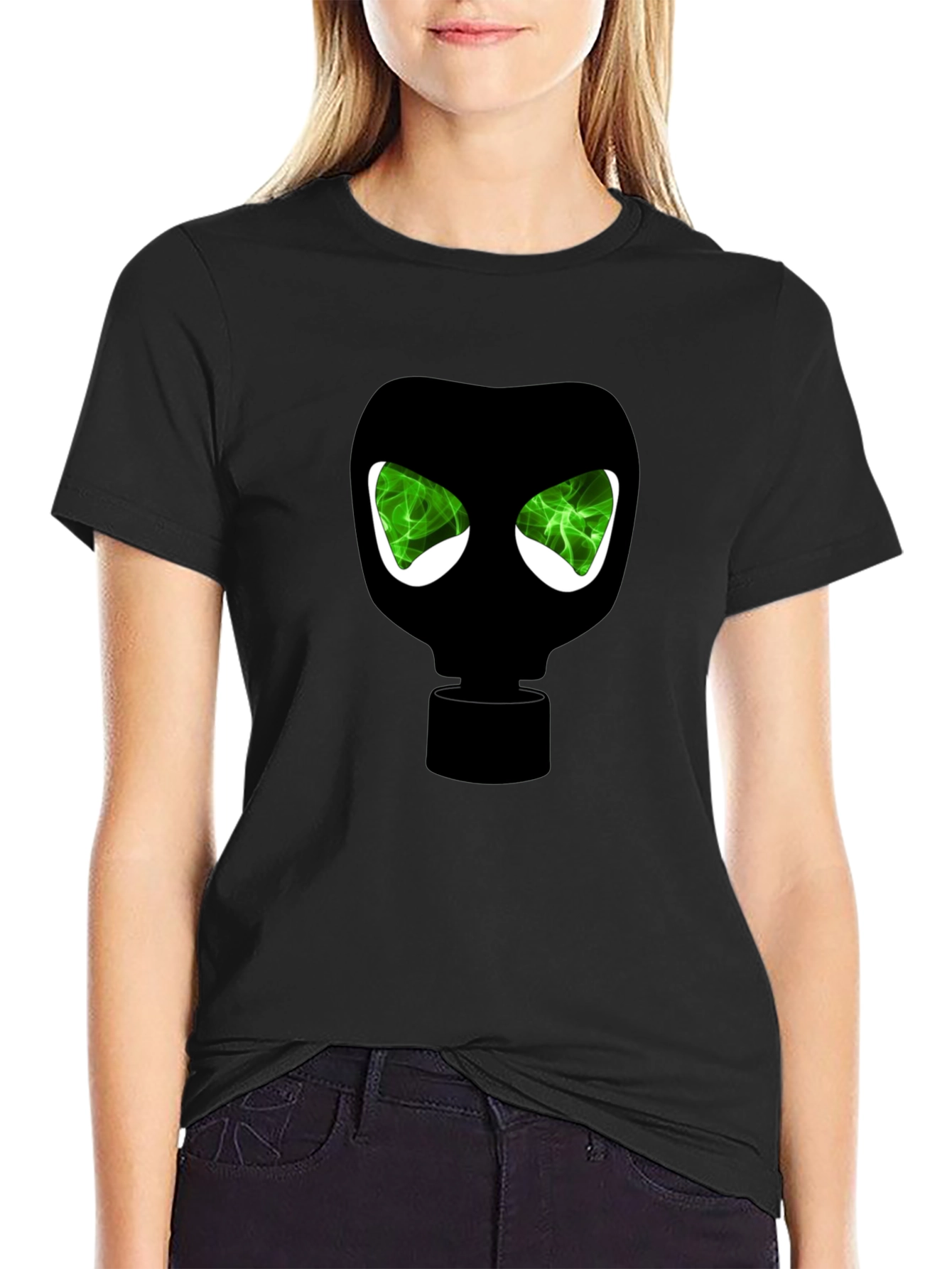 Gas Mask Graphic Tee - Mens Black T-Shirt
