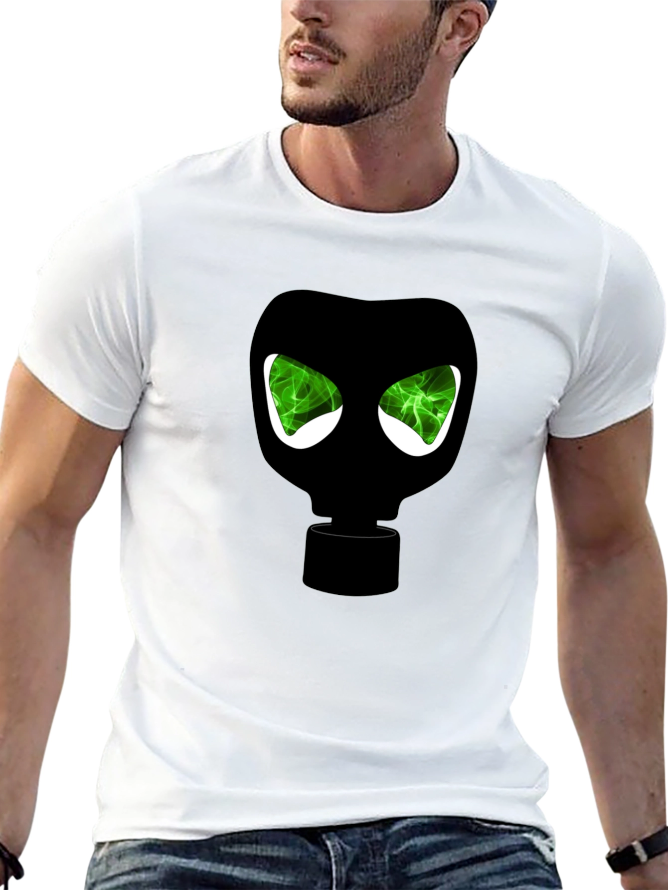 Gas Mask Graphic Tee - Mens Black T-Shirt