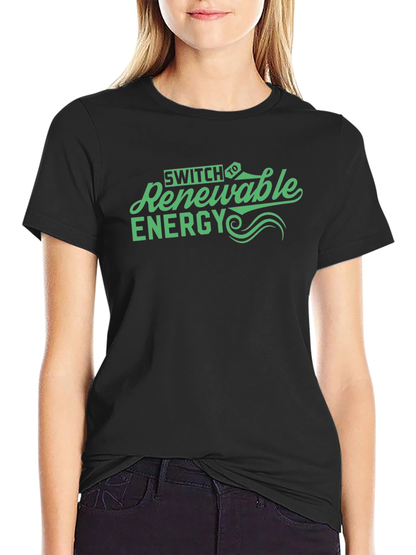 Renewable Energy Graphic Tee - Eco-Friendly Fashion