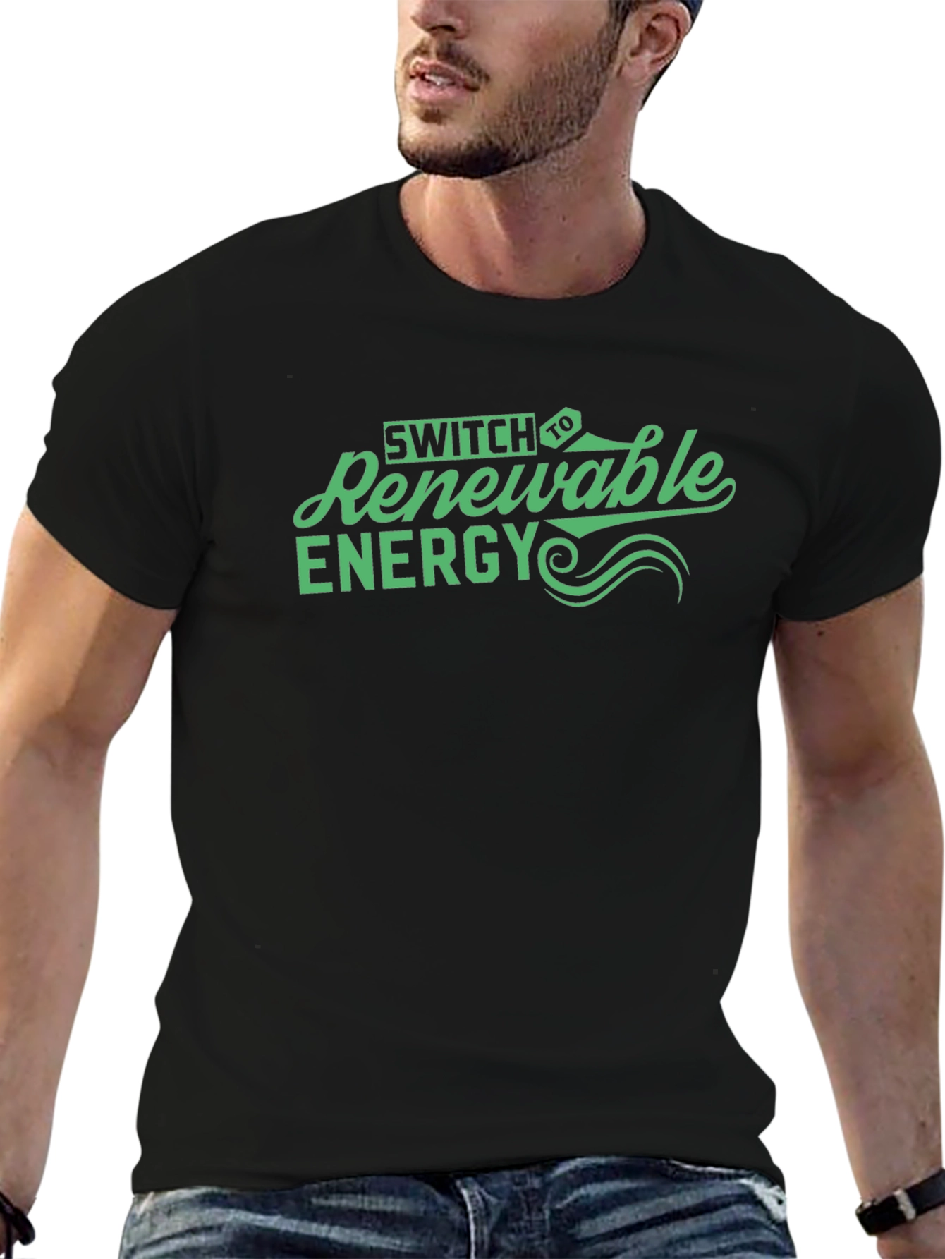 Renewable Energy Graphic Tee - Eco-Friendly Fashion