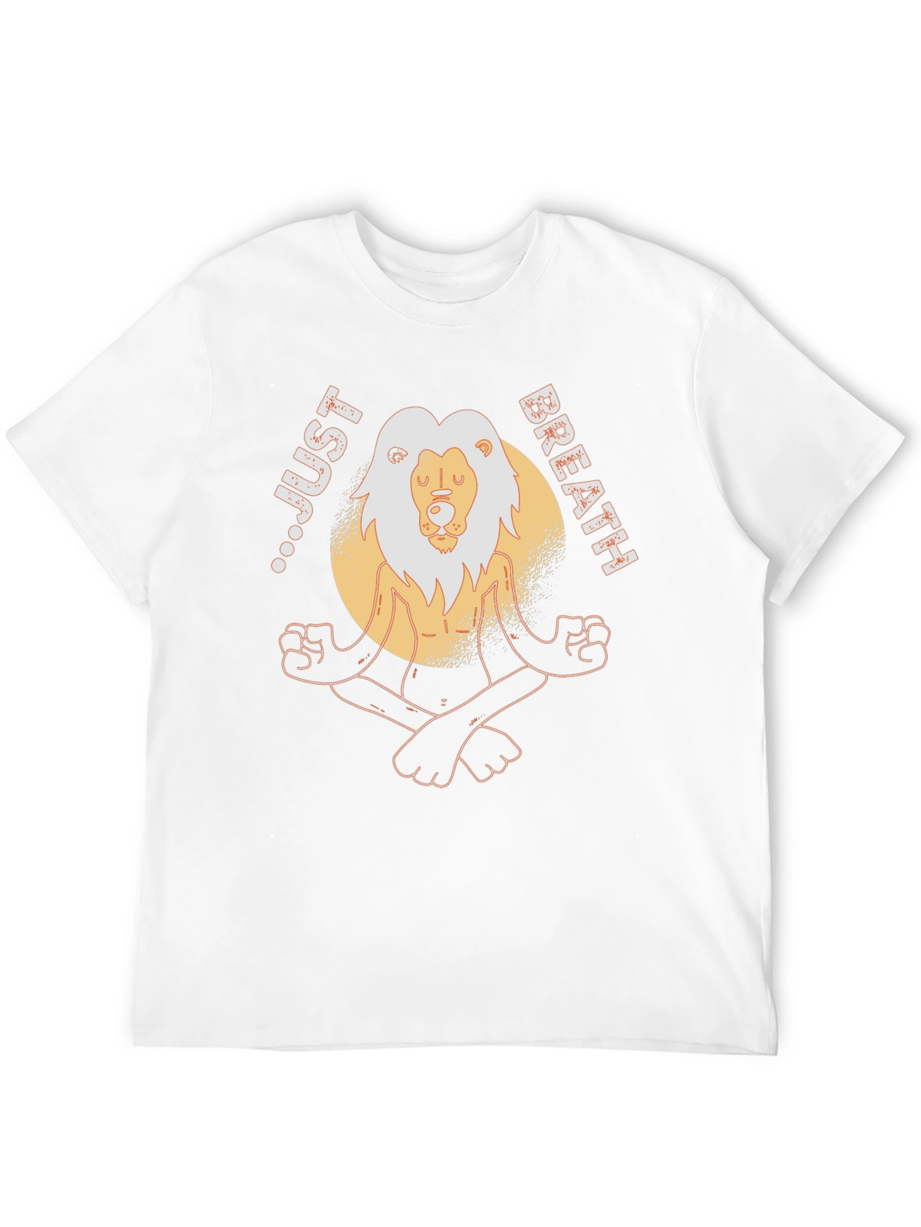 Just Breath Lion Meditation T-Shirt