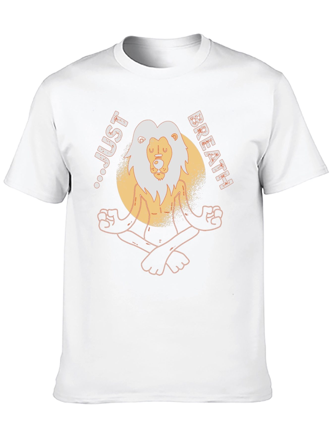 Just Breath Lion Meditation T-Shirt