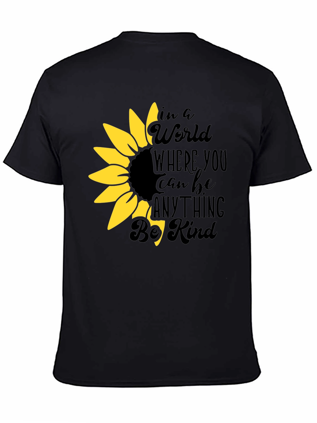 Be Kind Sunflower Graphic T-Shirt