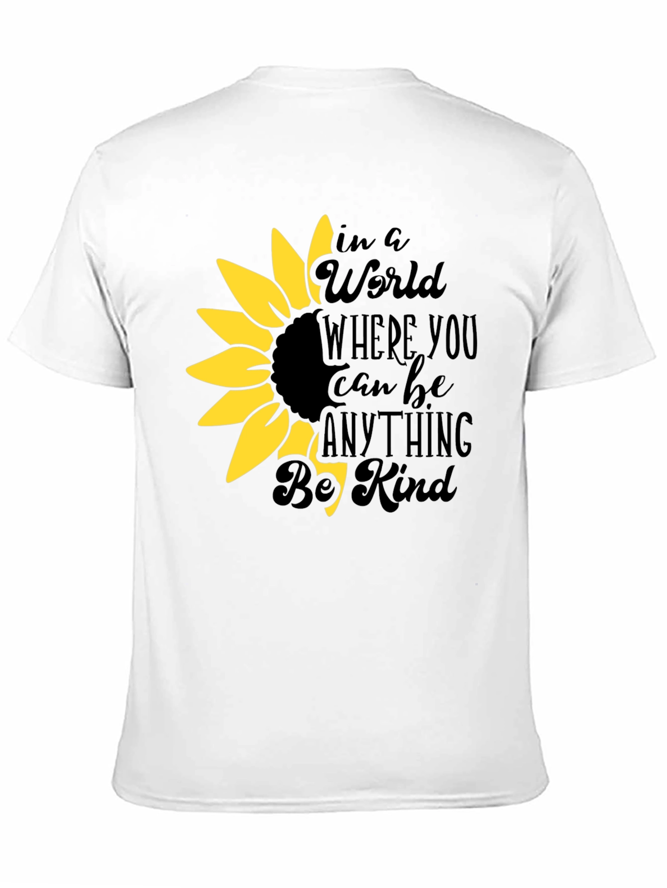 Be Kind Sunflower Graphic T-Shirt