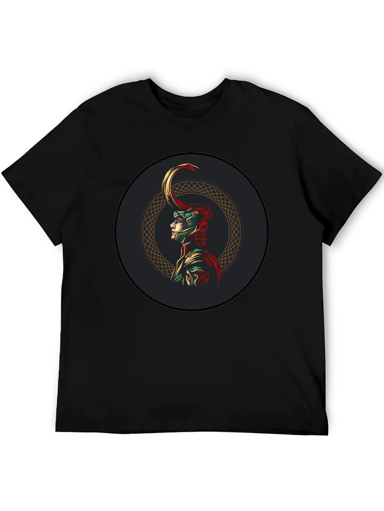 Loki Marvel Graphic Tee - Black Cotton Blend