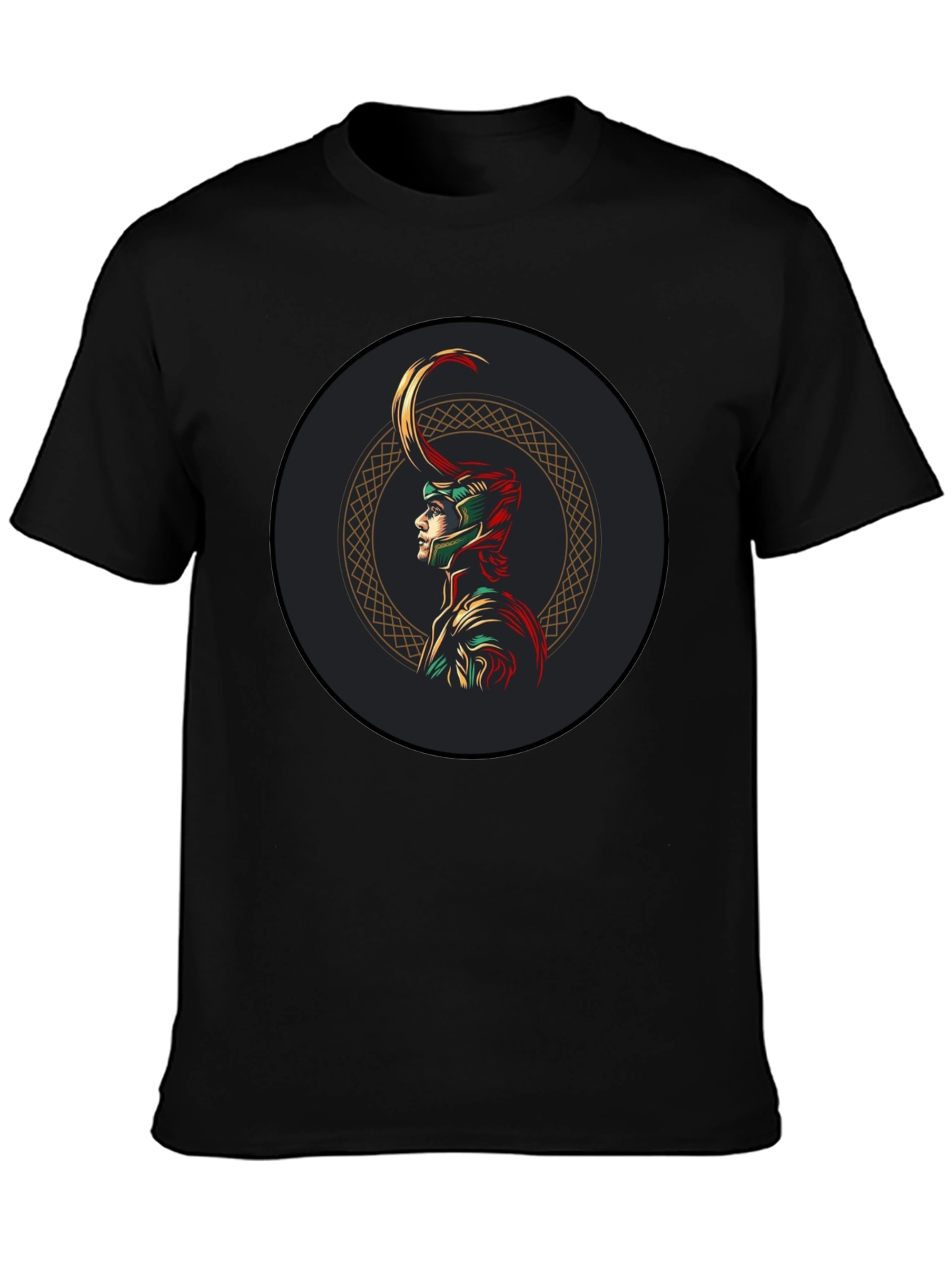 Loki Marvel Graphic Tee - Black Cotton Blend
