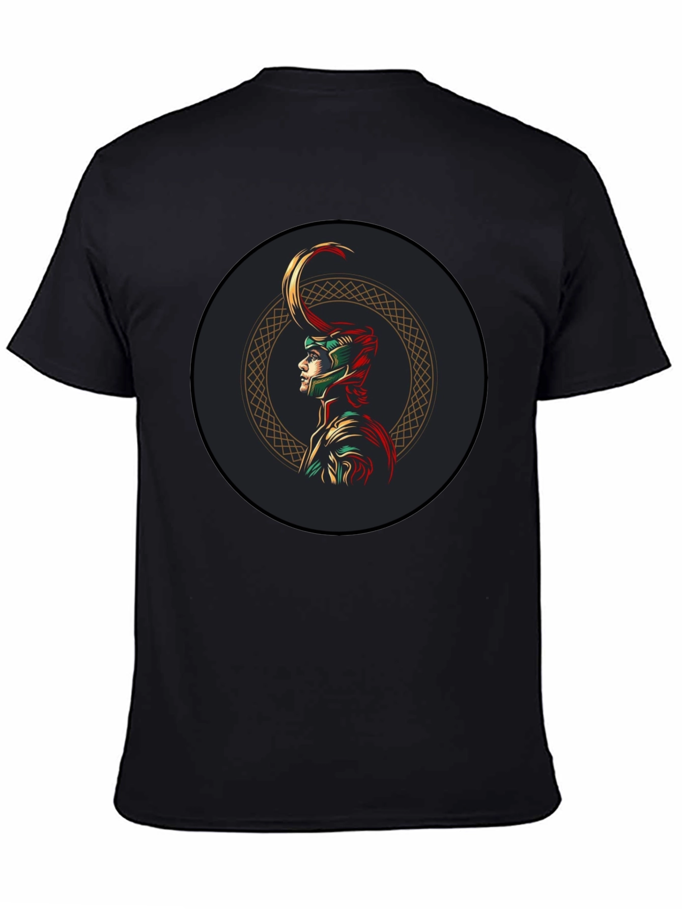 Loki Marvel Graphic Tee - Black Cotton Blend