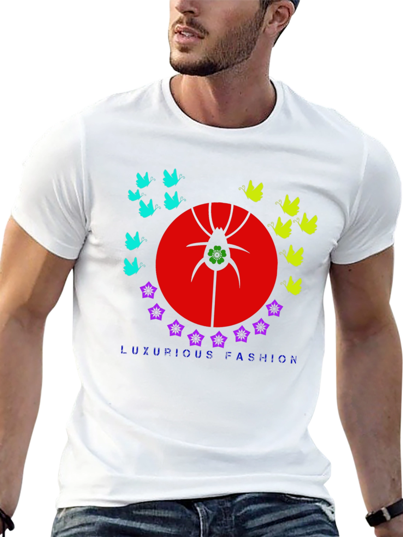Bold Graphic Tee - Luxurious Fashion