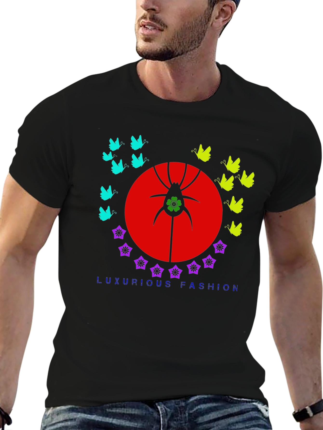 Bold Graphic Tee - Luxurious Fashion