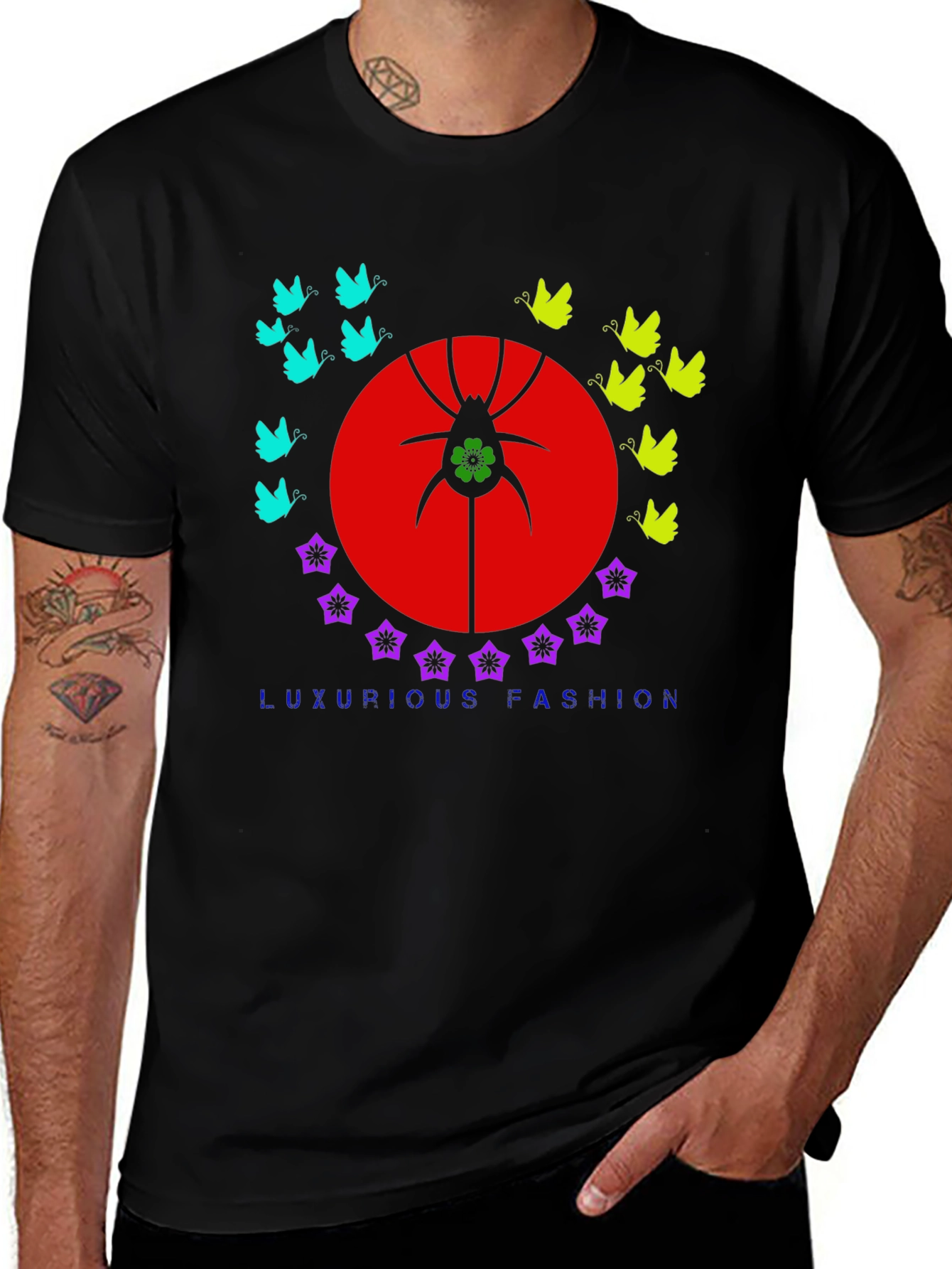 Bold Graphic Tee - Luxurious Fashion