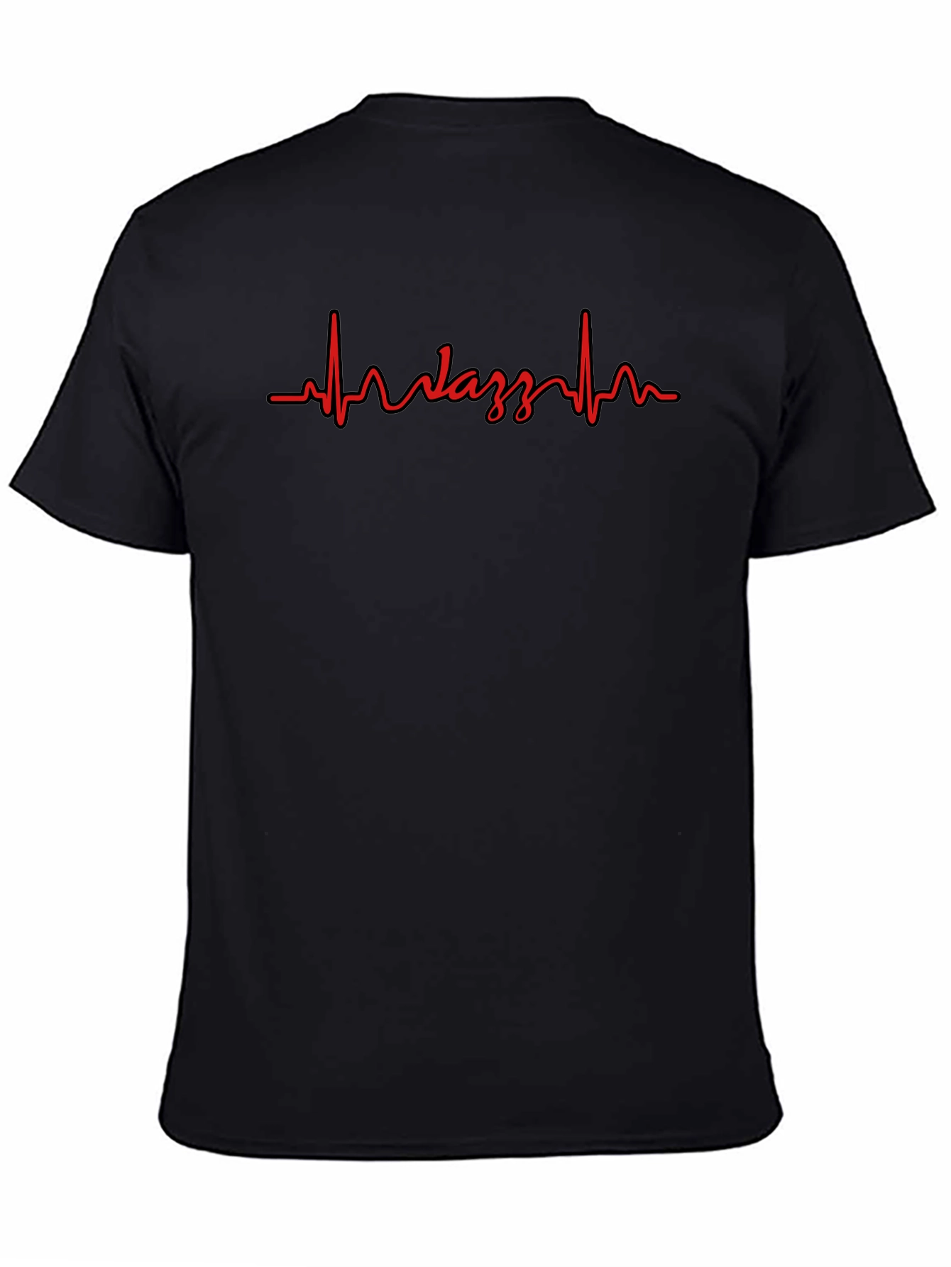 Heartbeat Wazzz Black T-Shirt