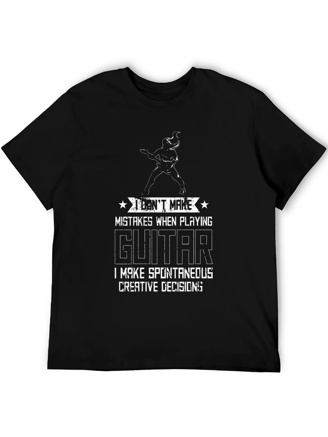 Funny Guitarist T-Shirt - I Dont Make Mistakes