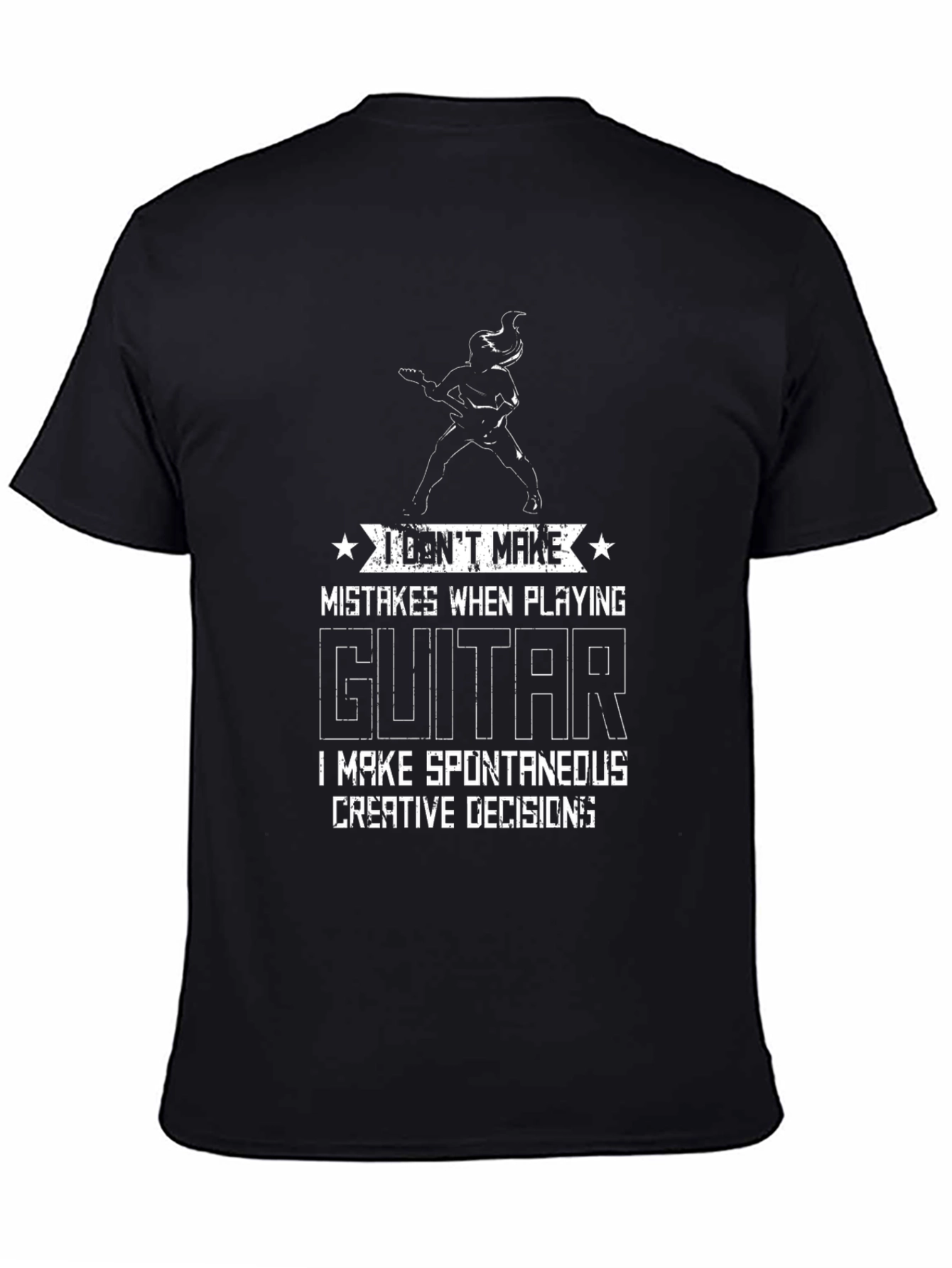 Funny Guitarist T-Shirt - I Dont Make Mistakes