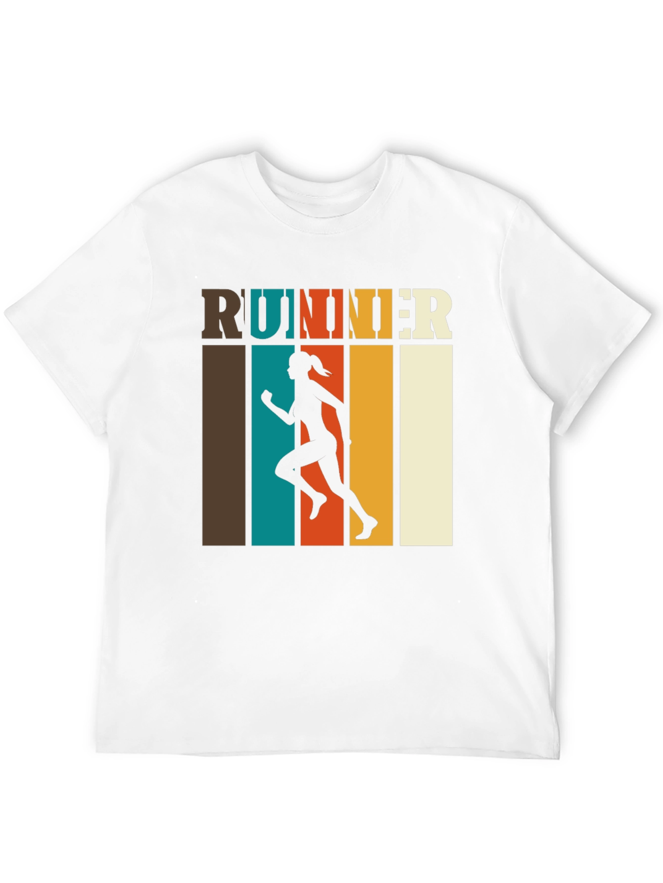 Retro Runner Graphic Tee - Black