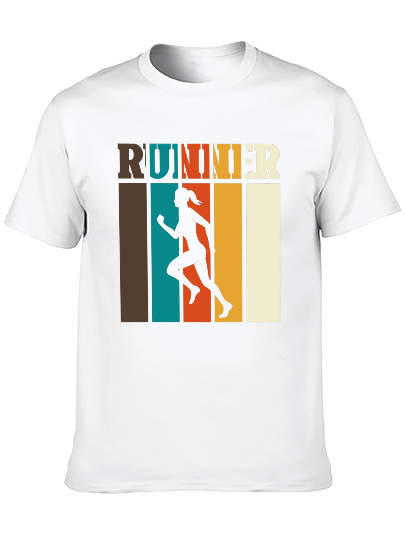 Retro Runner Graphic Tee - Black