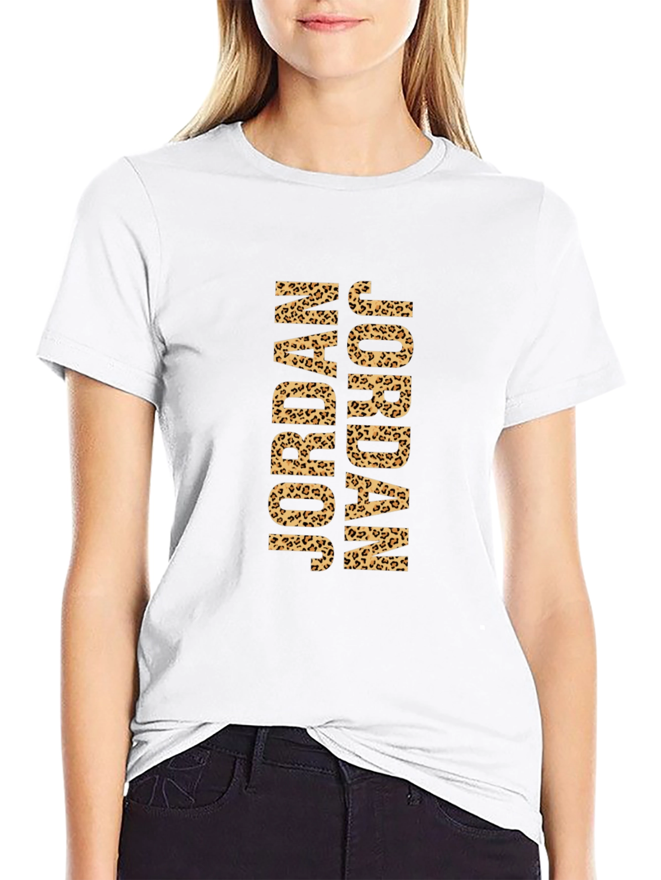 JORDAN Leopard Print T-Shirt