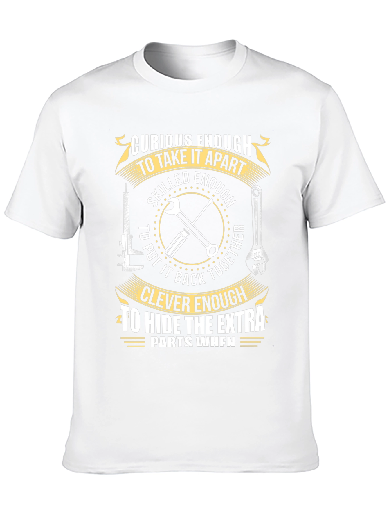 Curious Skilled and Clever Mechanic T-Shirt